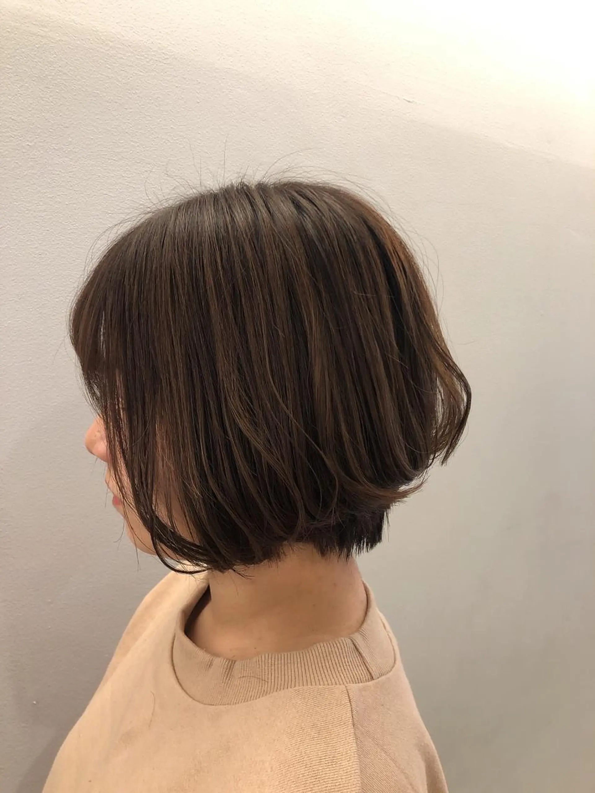 ショート 顔周りデザイン/ ママ美容師/濱ほのかのヘアスタイル