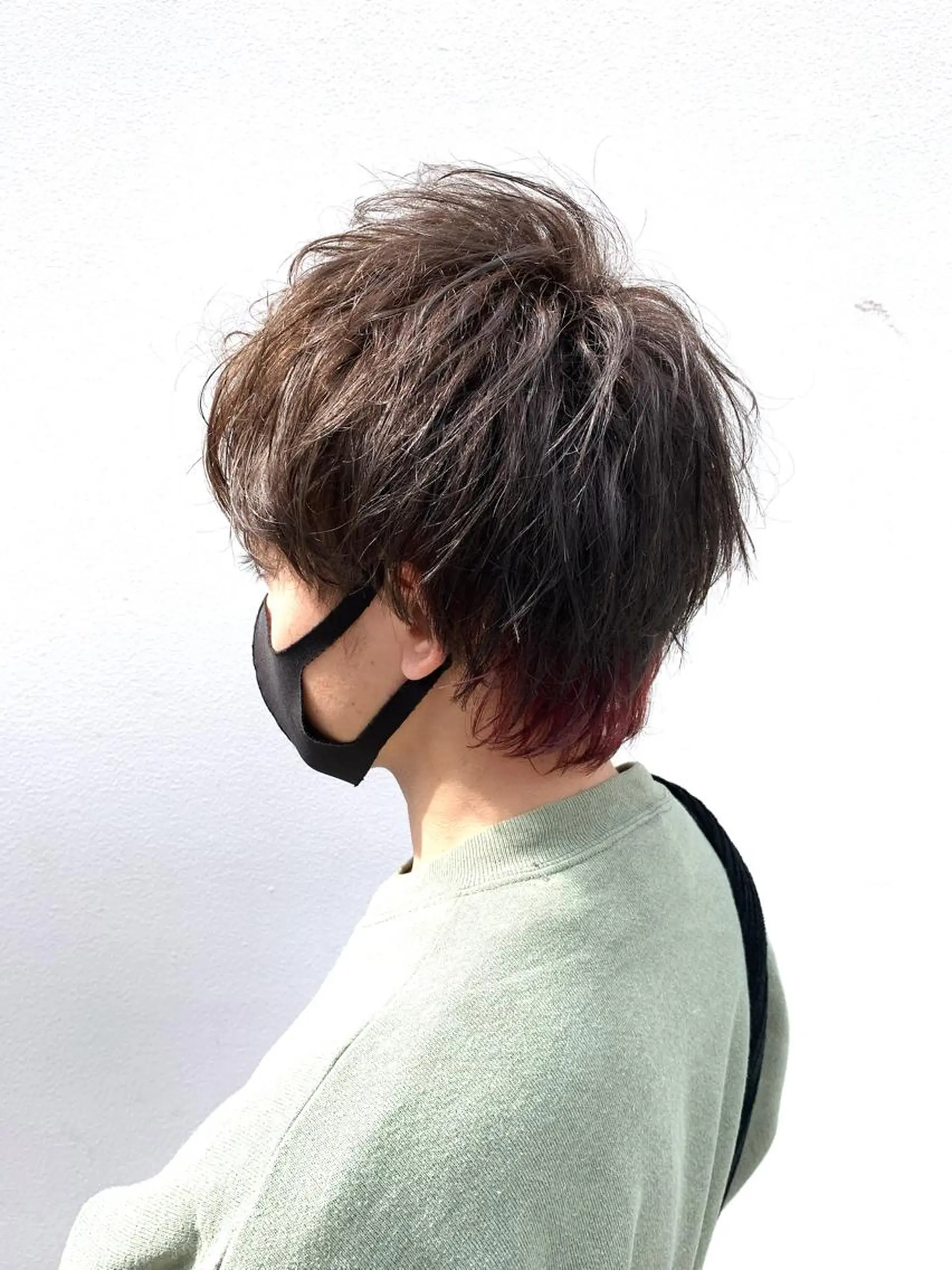 ショート カラー ヘアアレンジ メンズ カット トリートメント 〽️magico/ ウルフDaiki〽️のヘアスタイル