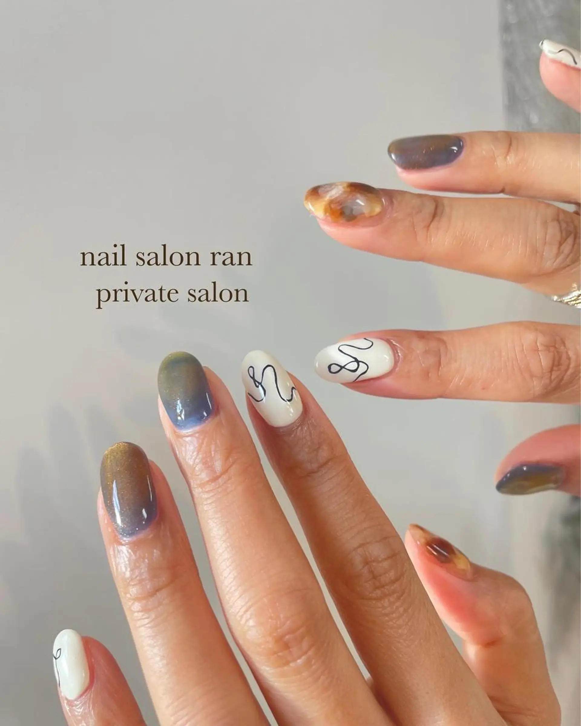 ネイル 持ち込み nailsalon ranのネイルデザイン