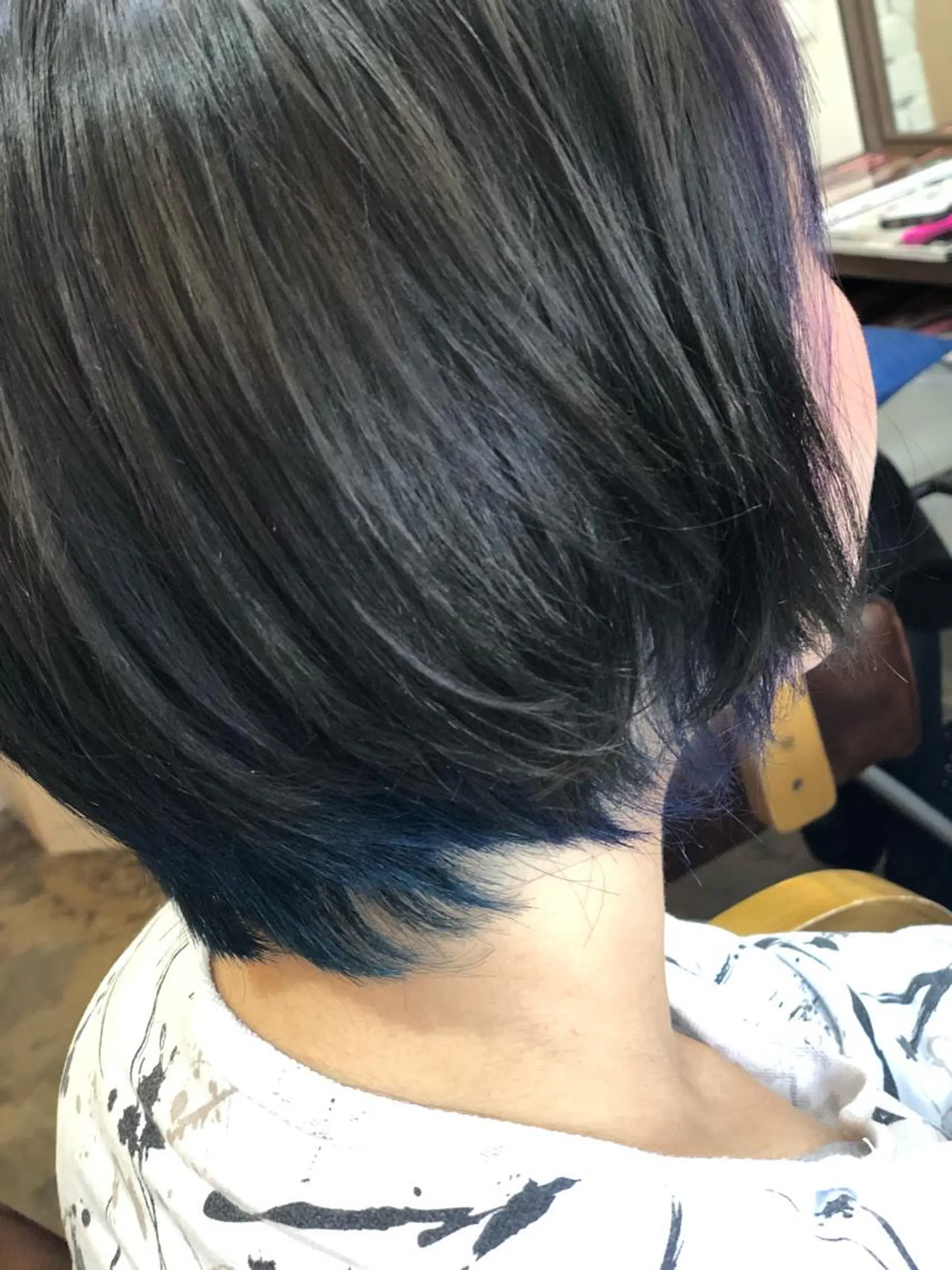 ショート カラー ブリーチ ブルーカラー ラベンダーカラー 【艶髪×韓国風】 毛流れ職人 RYOのヘアスタイル