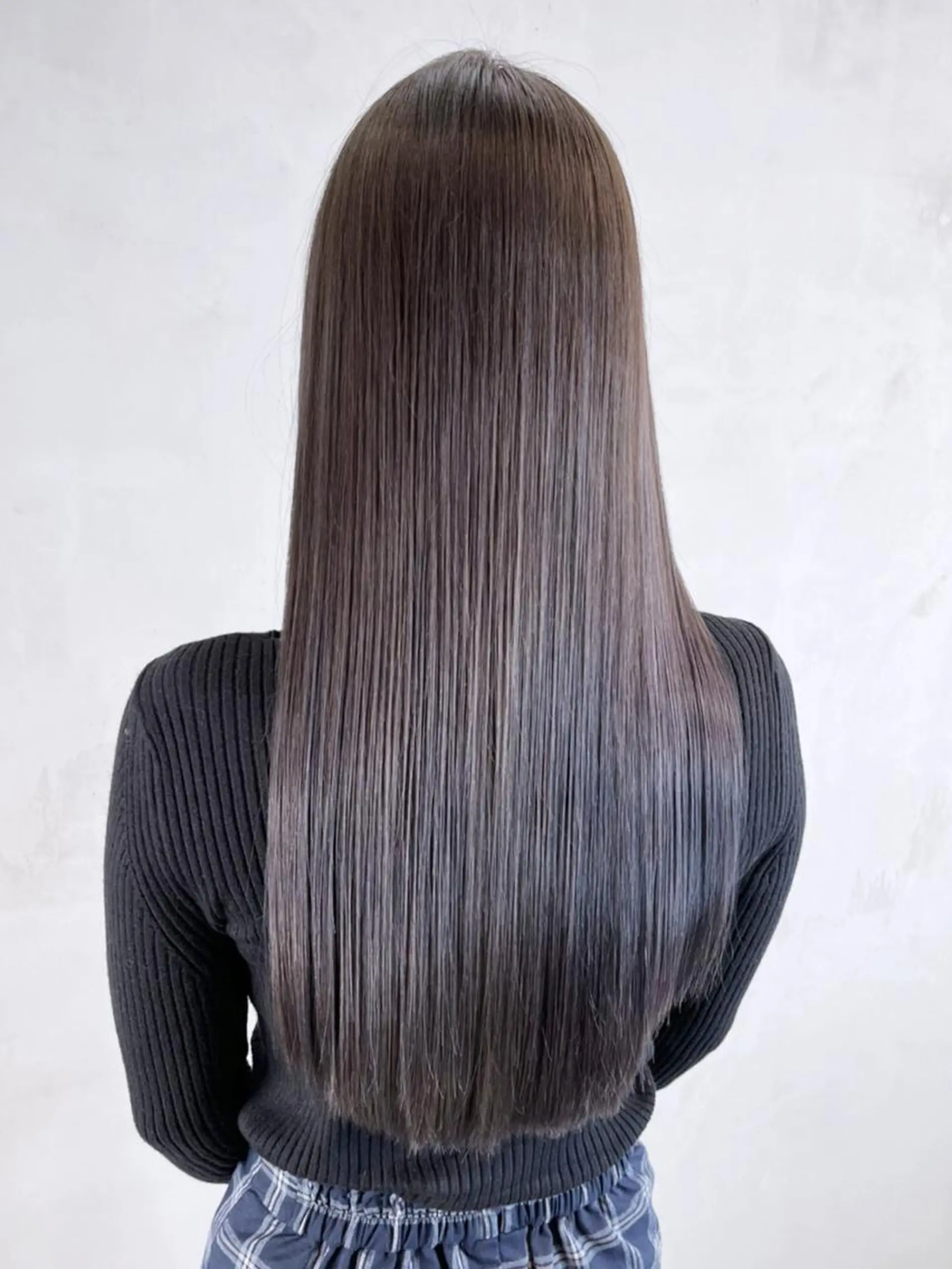 セミロング カラー パーマ ヘアアレンジ ブラウンカラー ITbyALBUM 中野店のヘアスタイル