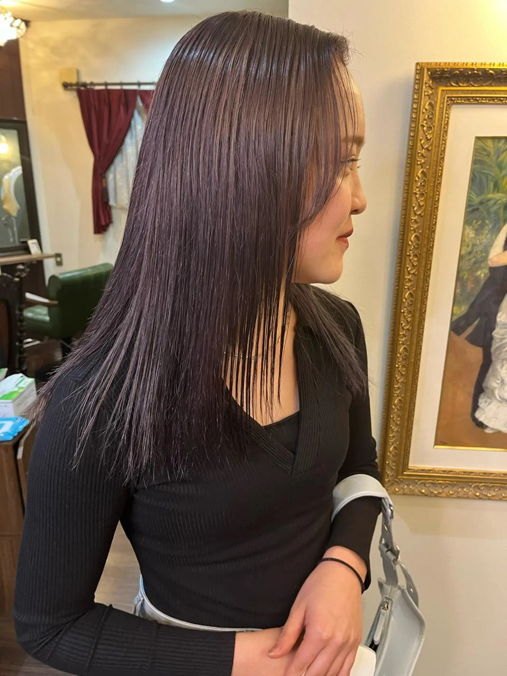 セミロング カラー HARUTA /FLORIAN田原のヘアスタイル