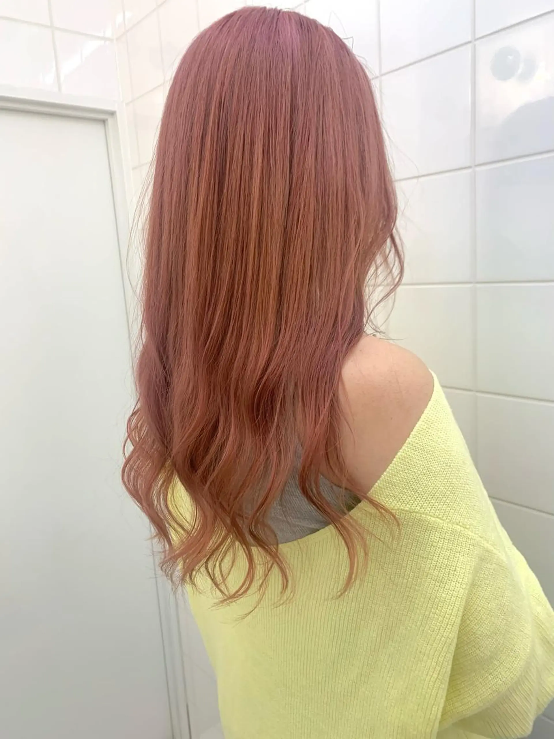 ロング カラー ヘアアレンジ 🧨ブリーチー×ボブ レイヤー💎じゅえるのヘアスタイル