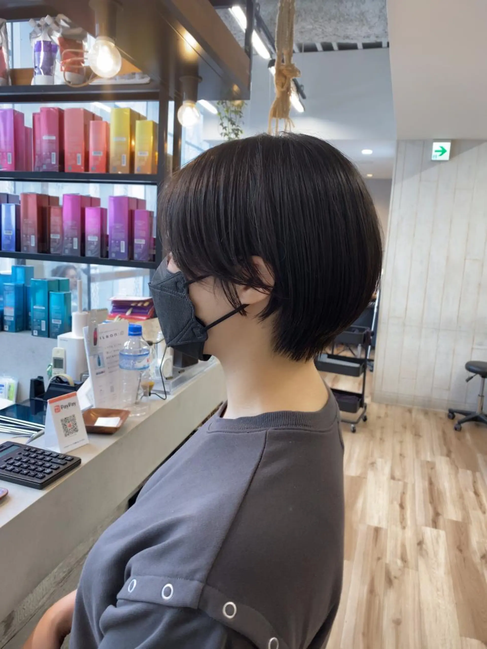 ショート カラー パーマ ヘアアレンジ ✨艶髪✨ 奈須晴香のヘアスタイル