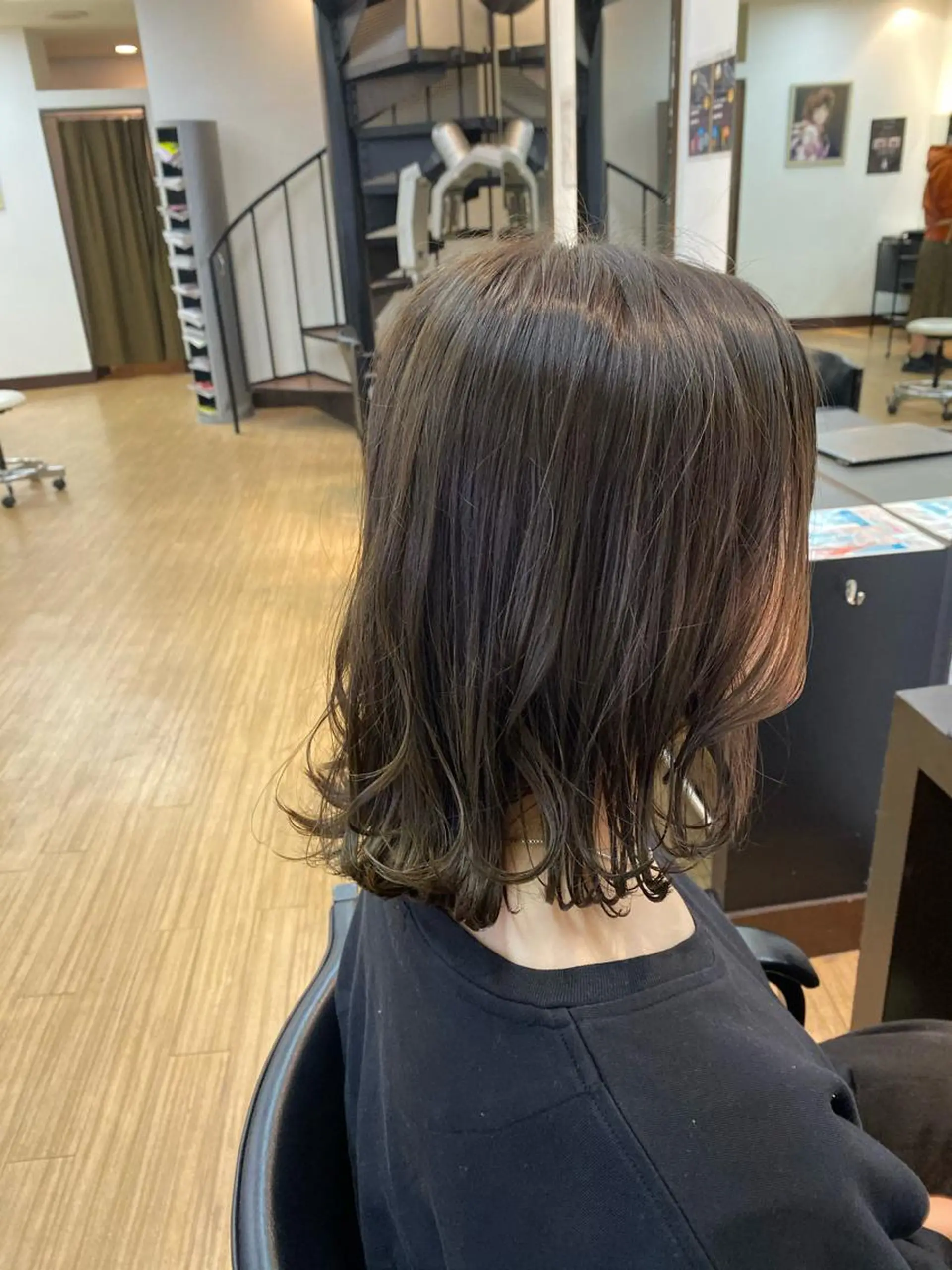 ミディアム カット ヘアカラー トリートメント 藏本 剛史のヘアスタイル