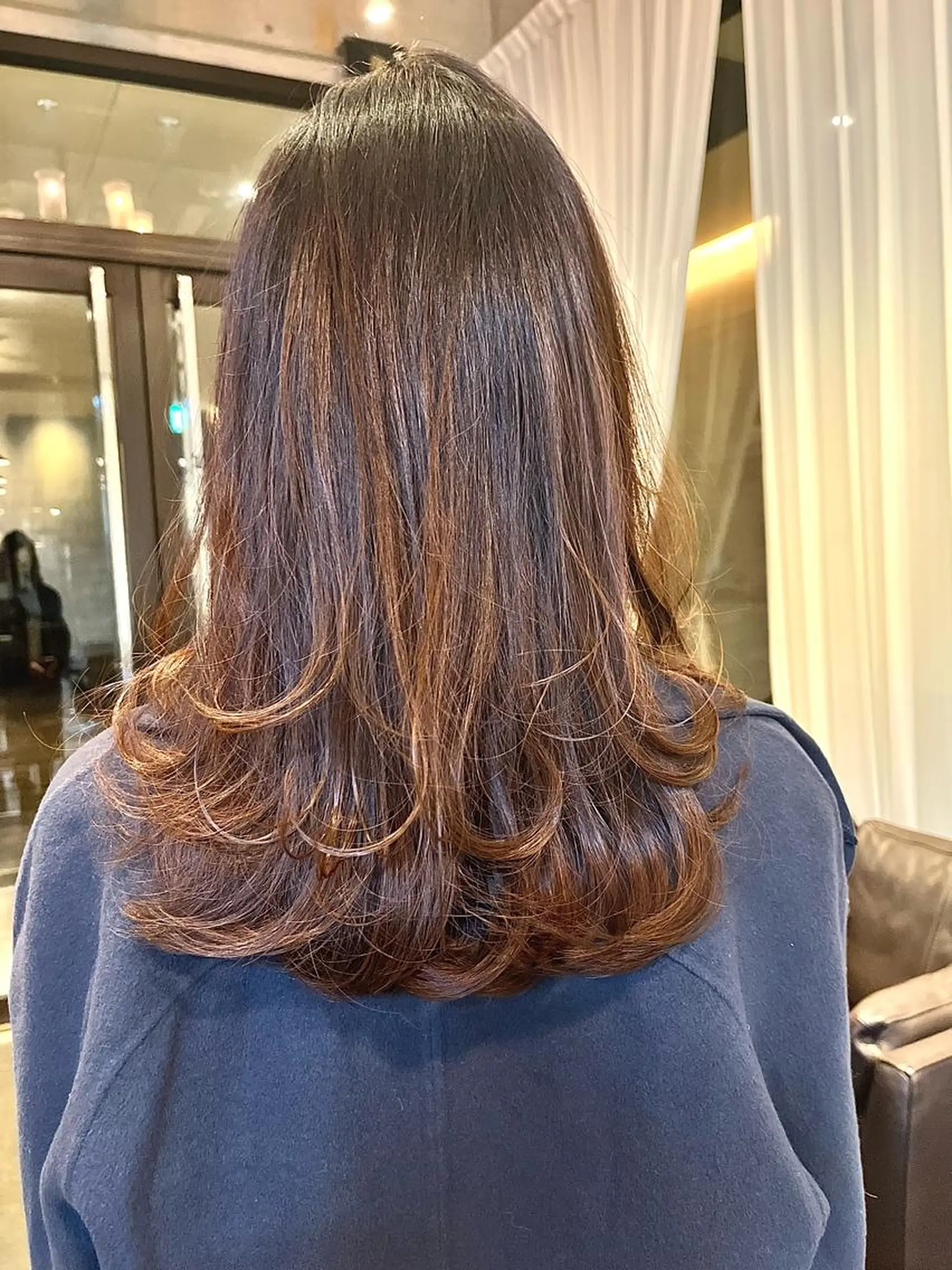 ミディアム 16日🙆‍♀️ 💐🤍理保のヘアスタイル