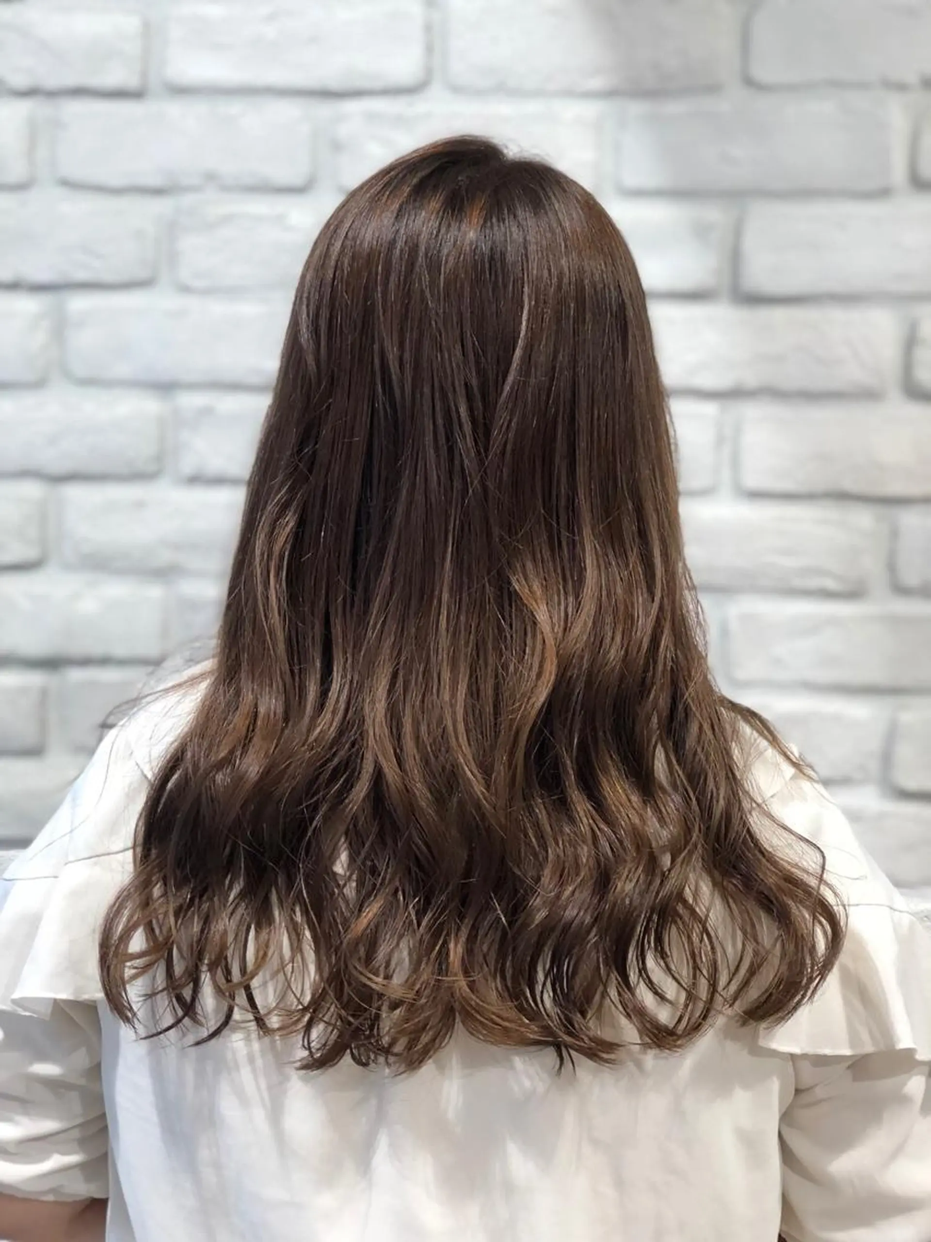 ロング カラー ロング 五十嵐ゆり 美髪カラー　武蔵小杉のヘアスタイル