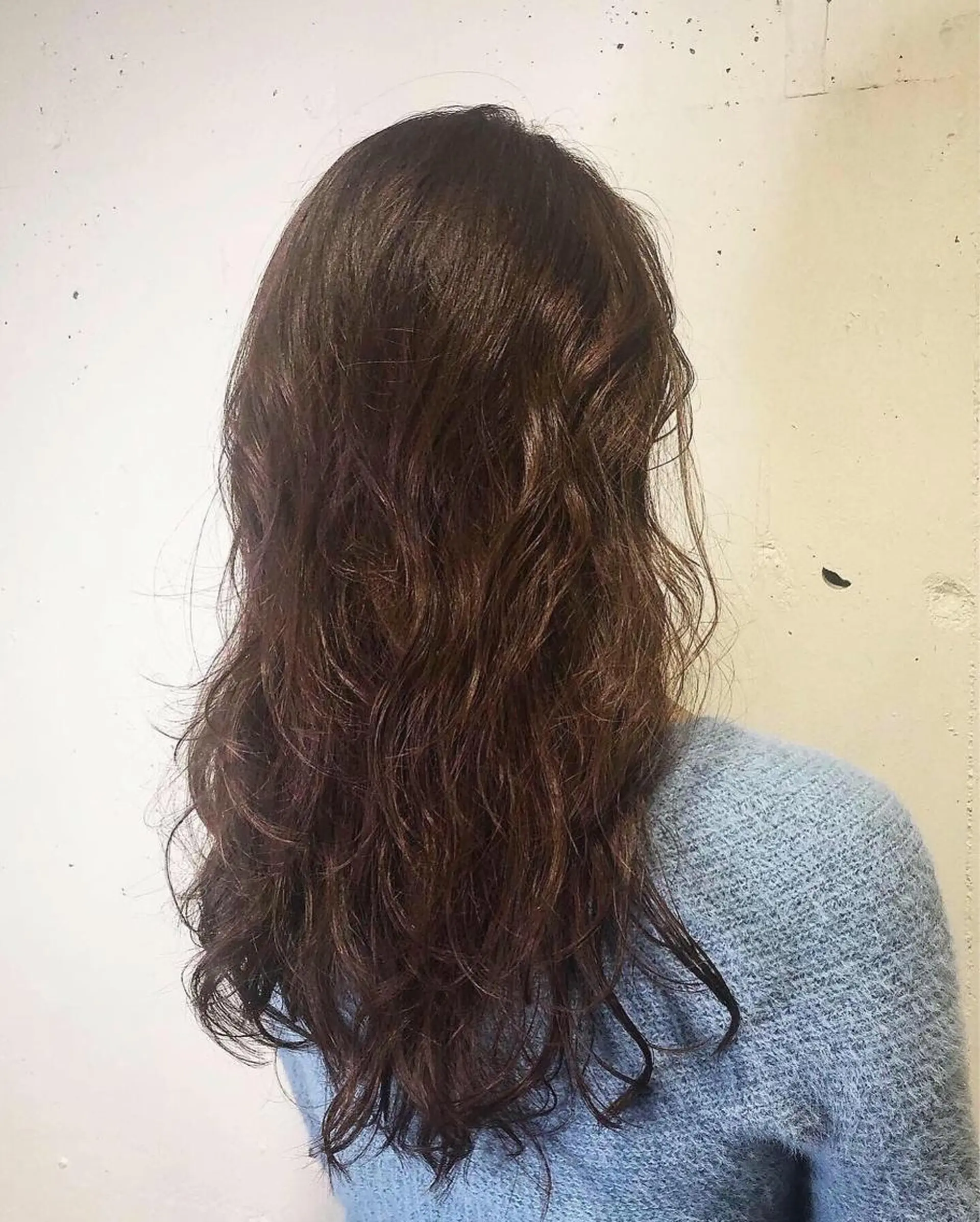 ロング カラー レイヤーカット ヘアカラー トリートメント パーマ美容師 hanaのヘアスタイル