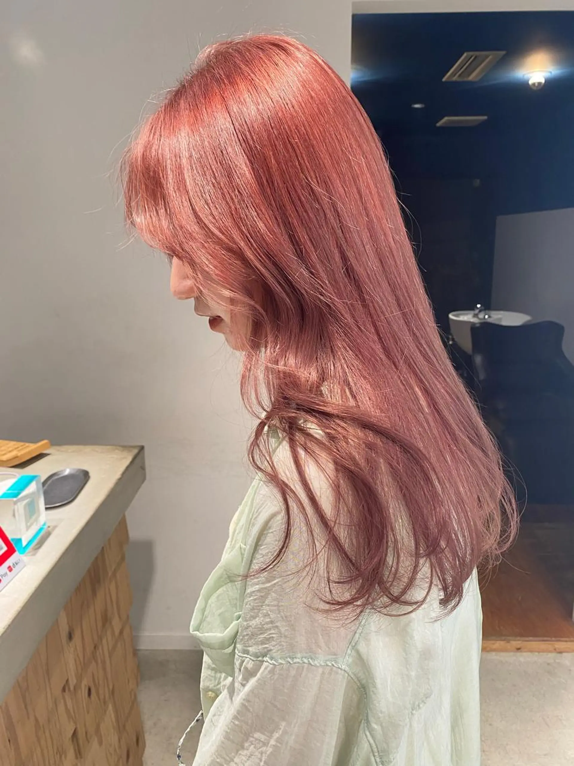 ロング レイヤー/透明感/ ブリーチなし/わかなのヘアスタイル