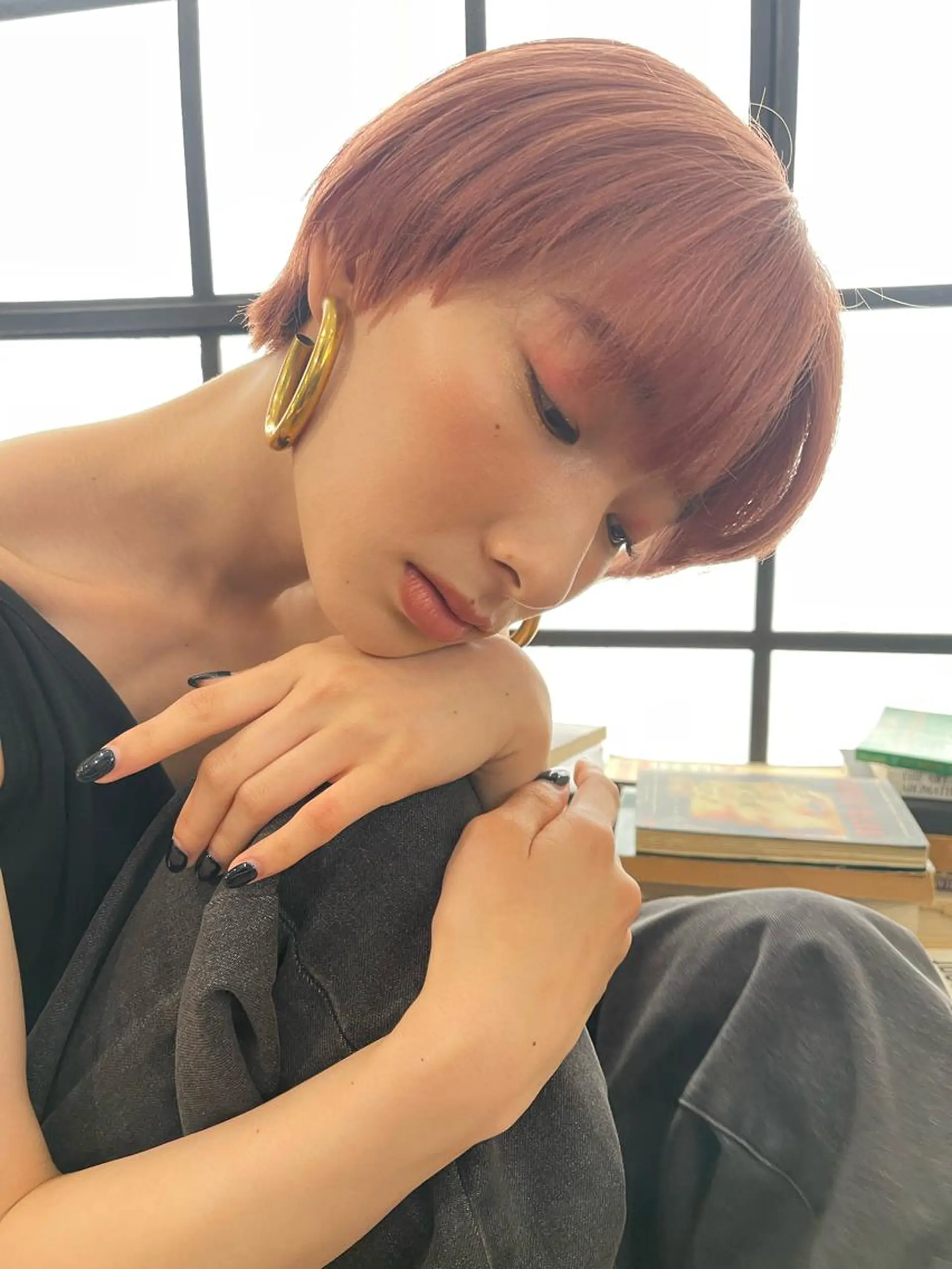 ショート カラー 🪽羽エク/Ash 店長/折目奈央🪽のヘアスタイル