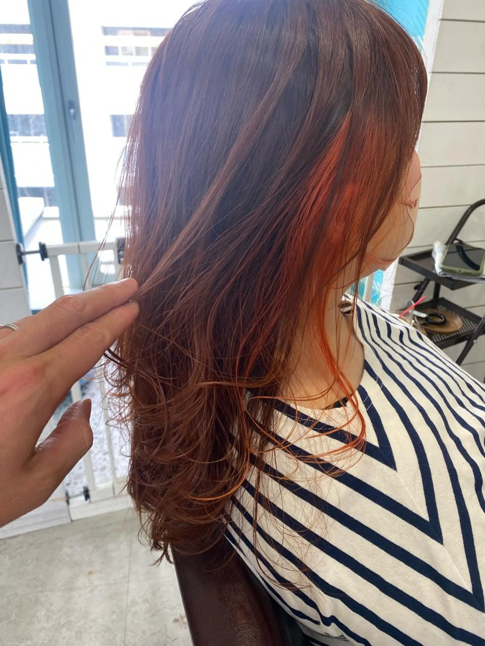 セミロング 西尾 隆介のヘアスタイル