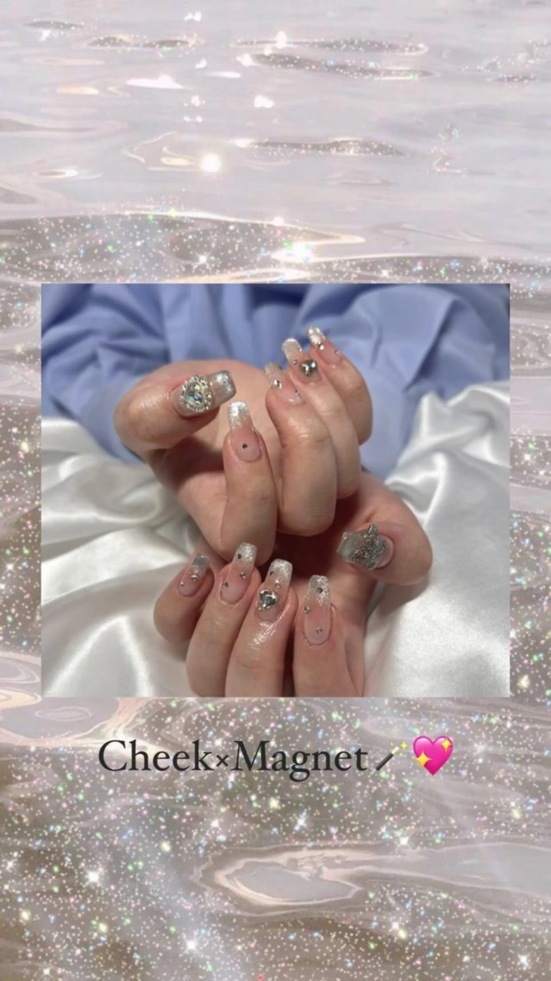 ネイル フレンチネイル ジェルネイル 韓国ネイル 持ち込み パラジェル LeaLea nails.のネイルデザイン