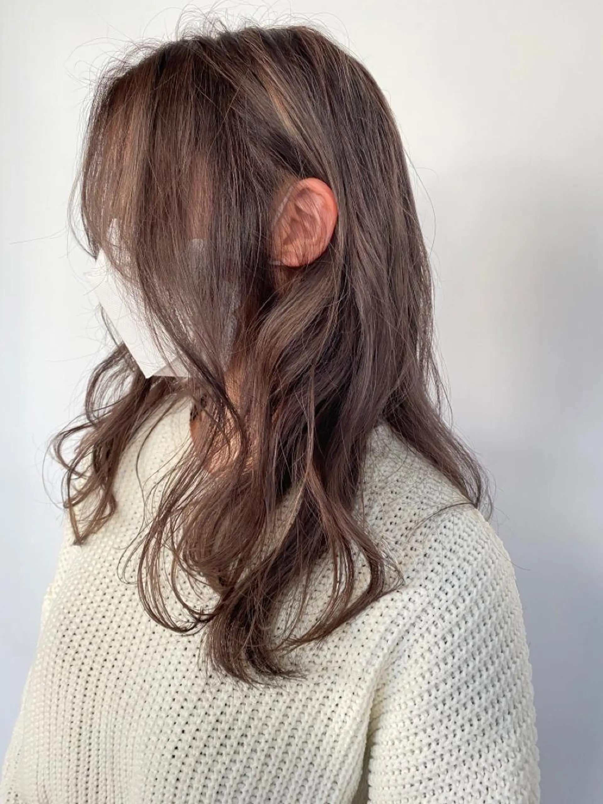 ロング カラー カット ヘアカラー トリートメント KOOKI スティードトーキョーのヘアスタイル