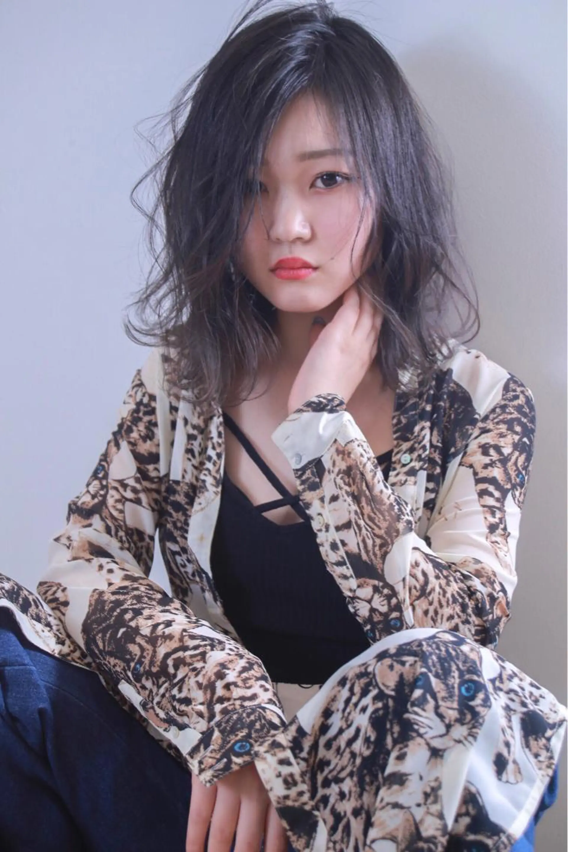 ミディアム カラー 伊藤 裕貴のヘアスタイル