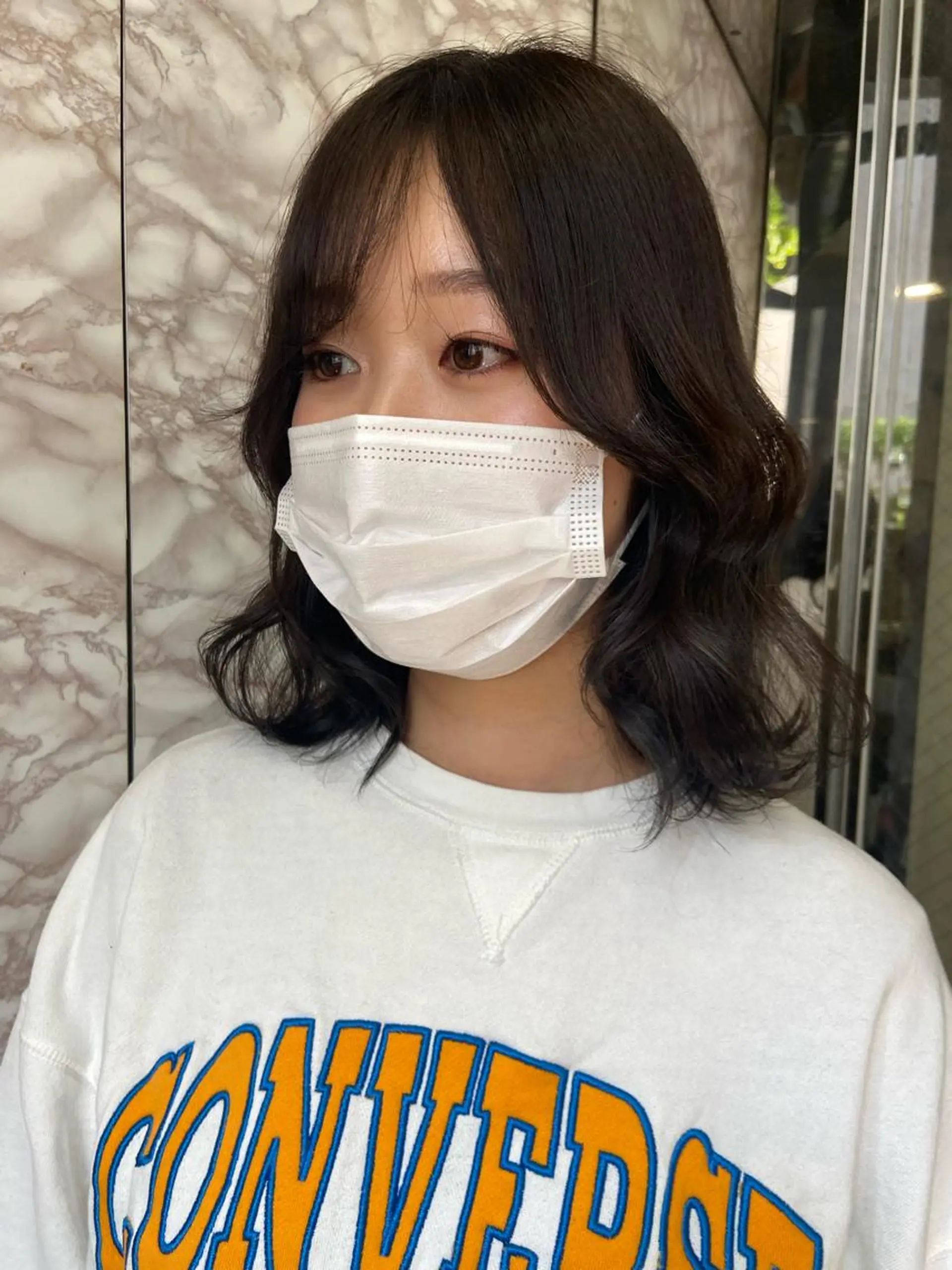 ミディアム ヘアカラー トリートメント ヘアセット 地毛風艶カラー🌿 喜多夏海のヘアスタイル