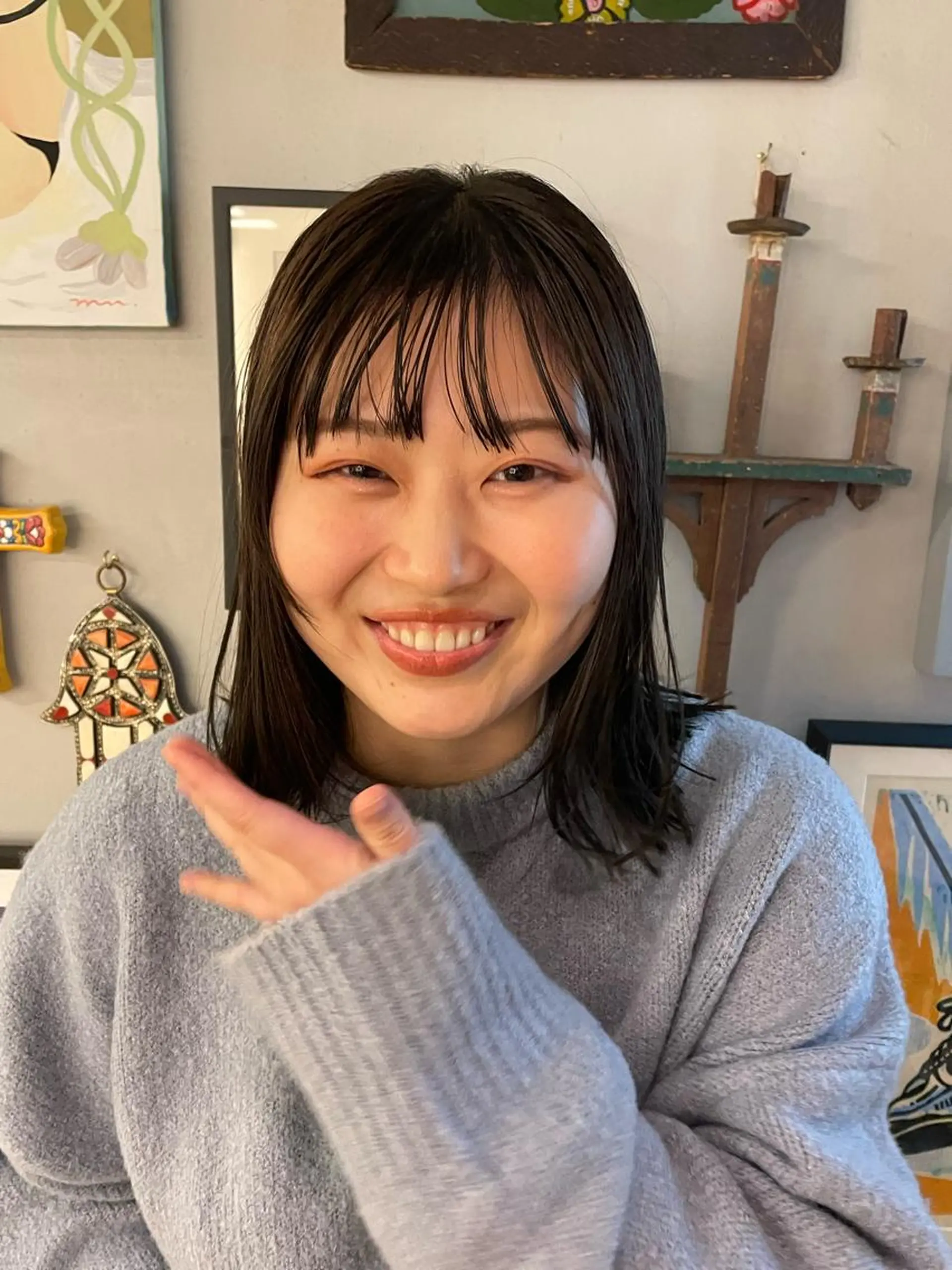 ミディアム カラー ｔｏ ｋｉのヘアスタイル