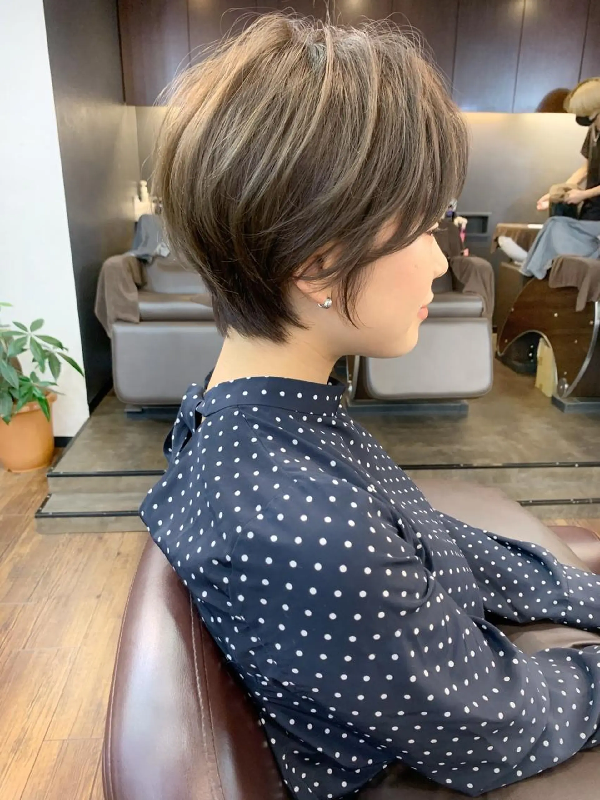 ショート 縮毛矯正/ショート/ レイヤー/畑中正敏のヘアスタイル
