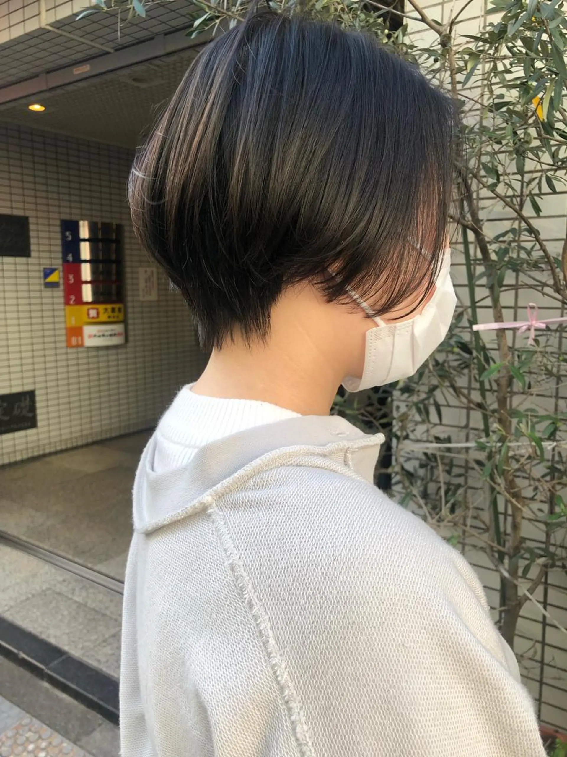 ショート ショートヘア カット トリートメント 🌷ボブ/髪質改善 ストレートのヘアスタイル