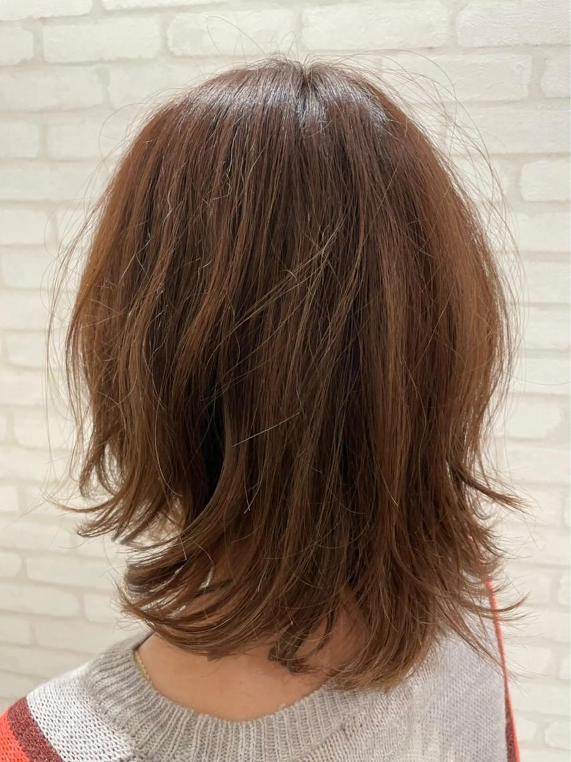 ミディアム 福元 保雄のヘアスタイル