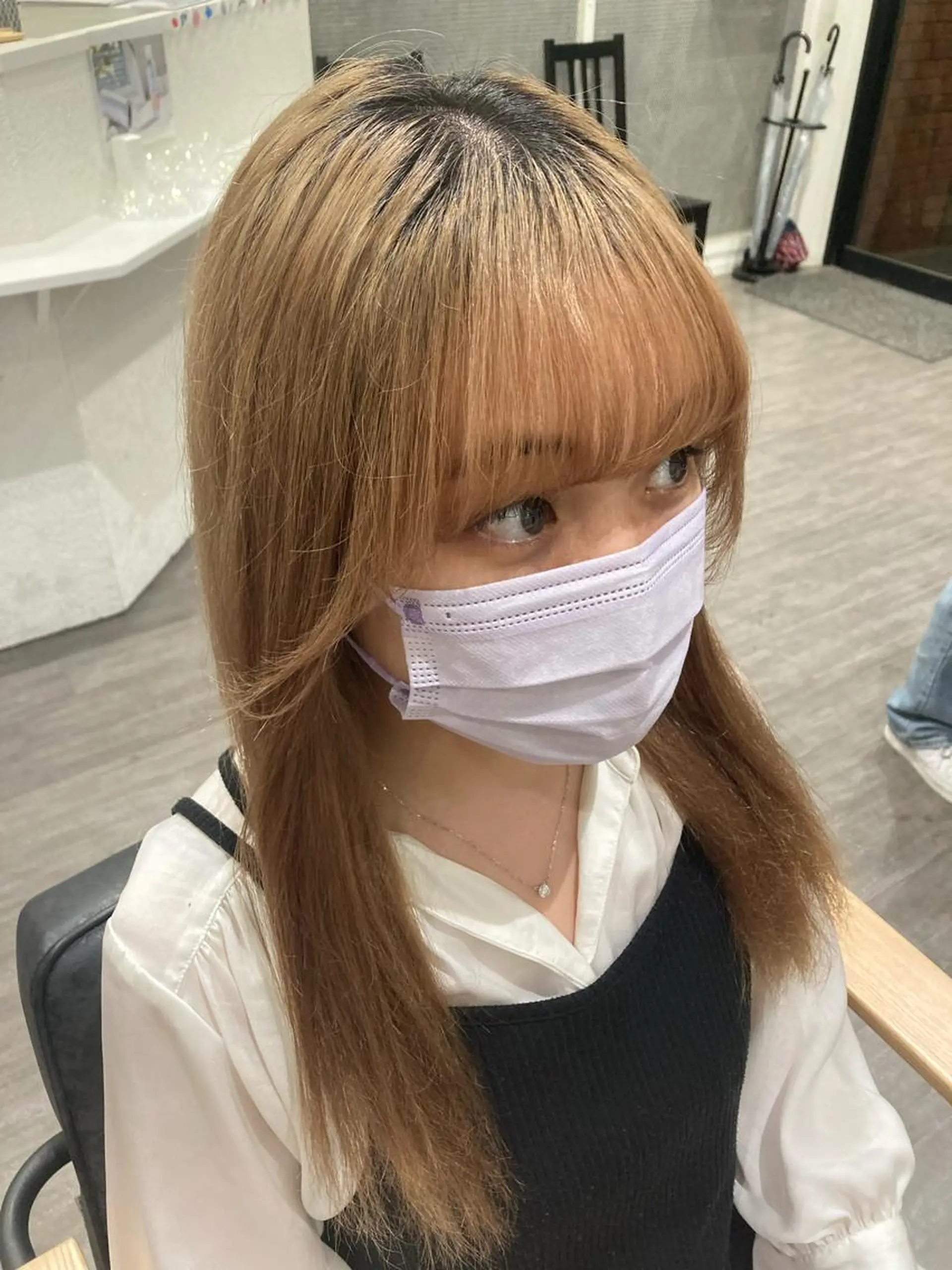 ロング ミルクティー量産💙 💙ブリーチ特化💙のヘアスタイル