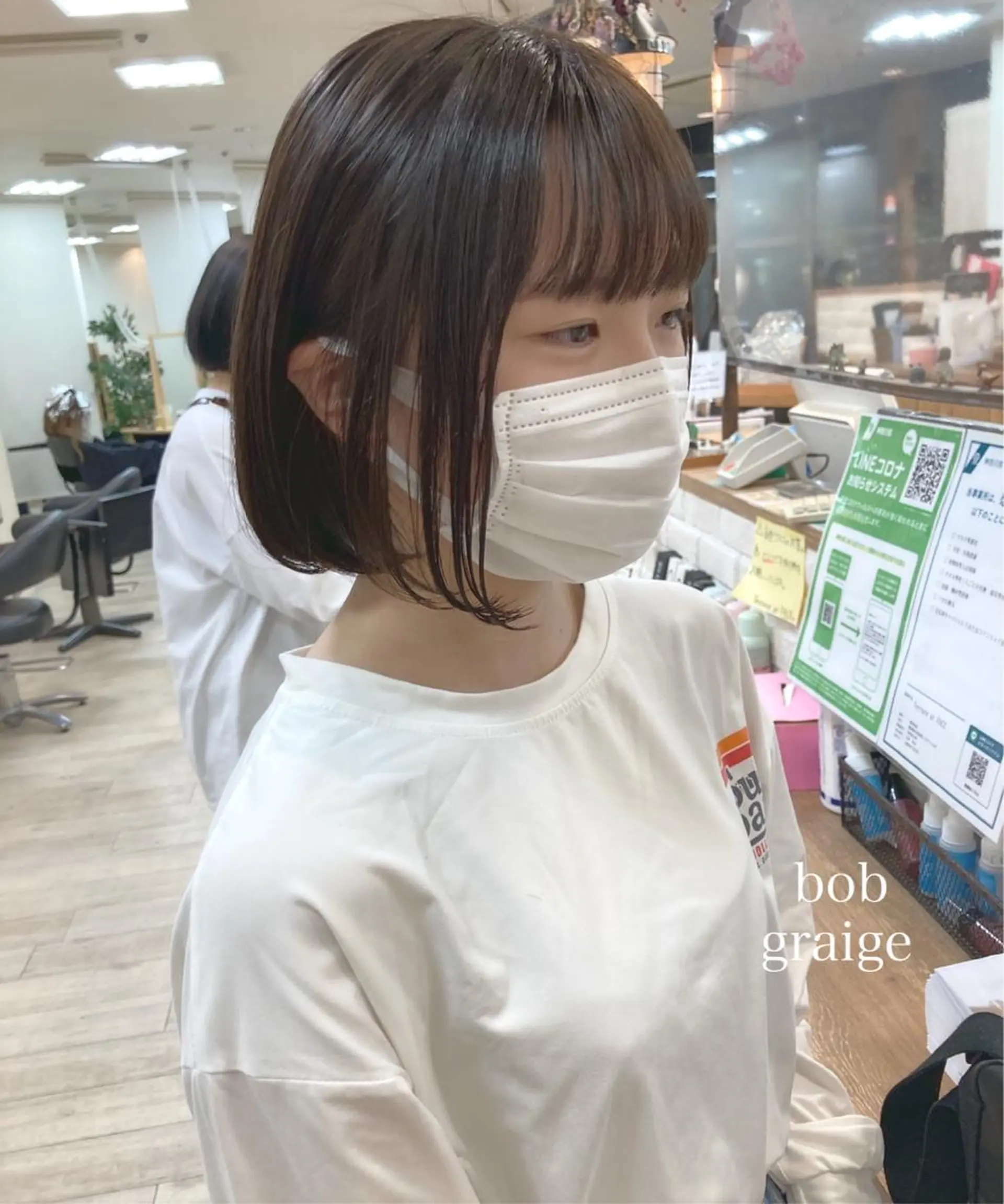 ショート カラー 切りっぱなしボブ ショートボブ ハンサムショート グレージュ ボブ カット ヘアカラー トリートメント 初めてのショート お任せください✂️のヘアスタイル