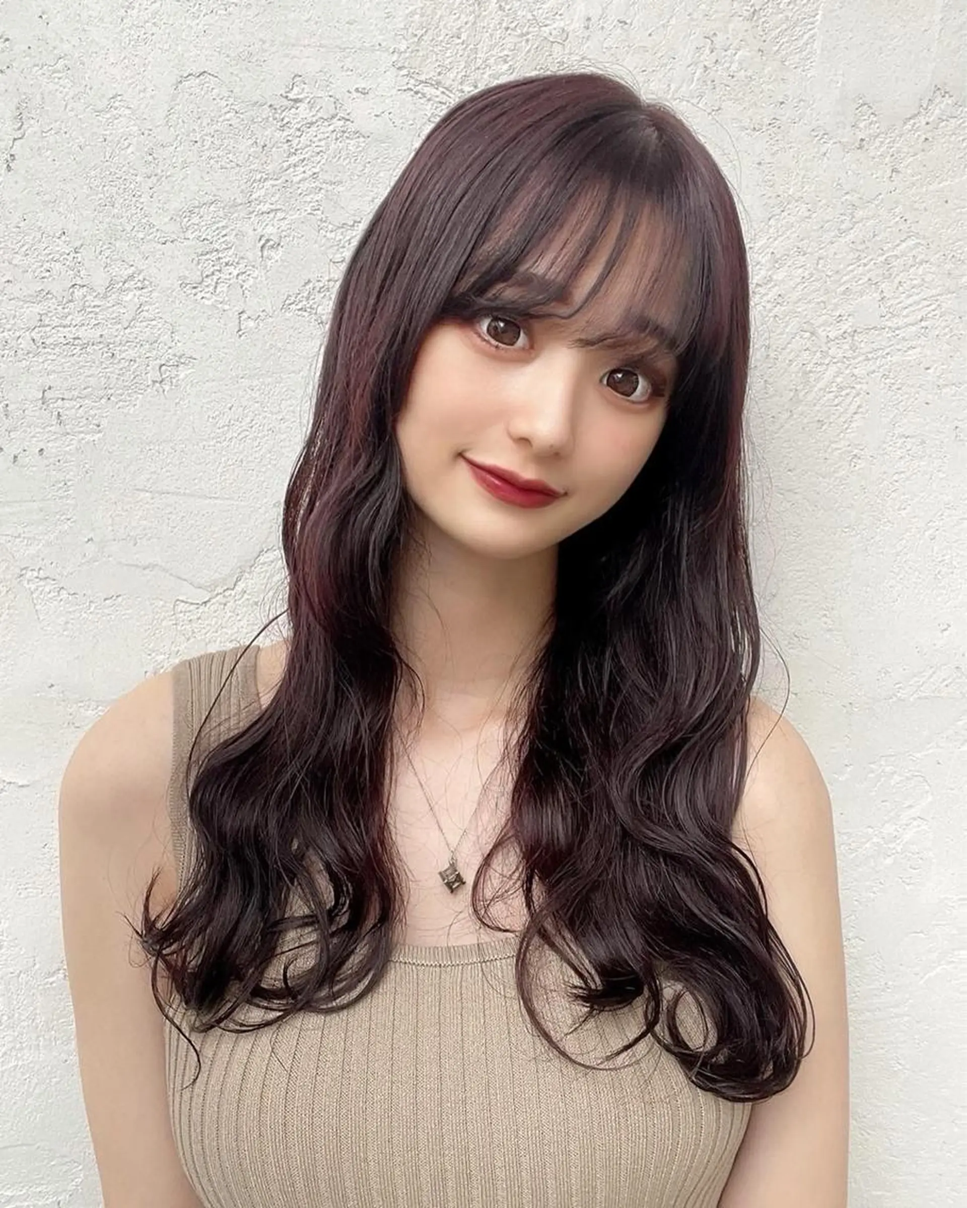 ロング 顔周りカット 【オノザワリョウ】のヘアスタイル