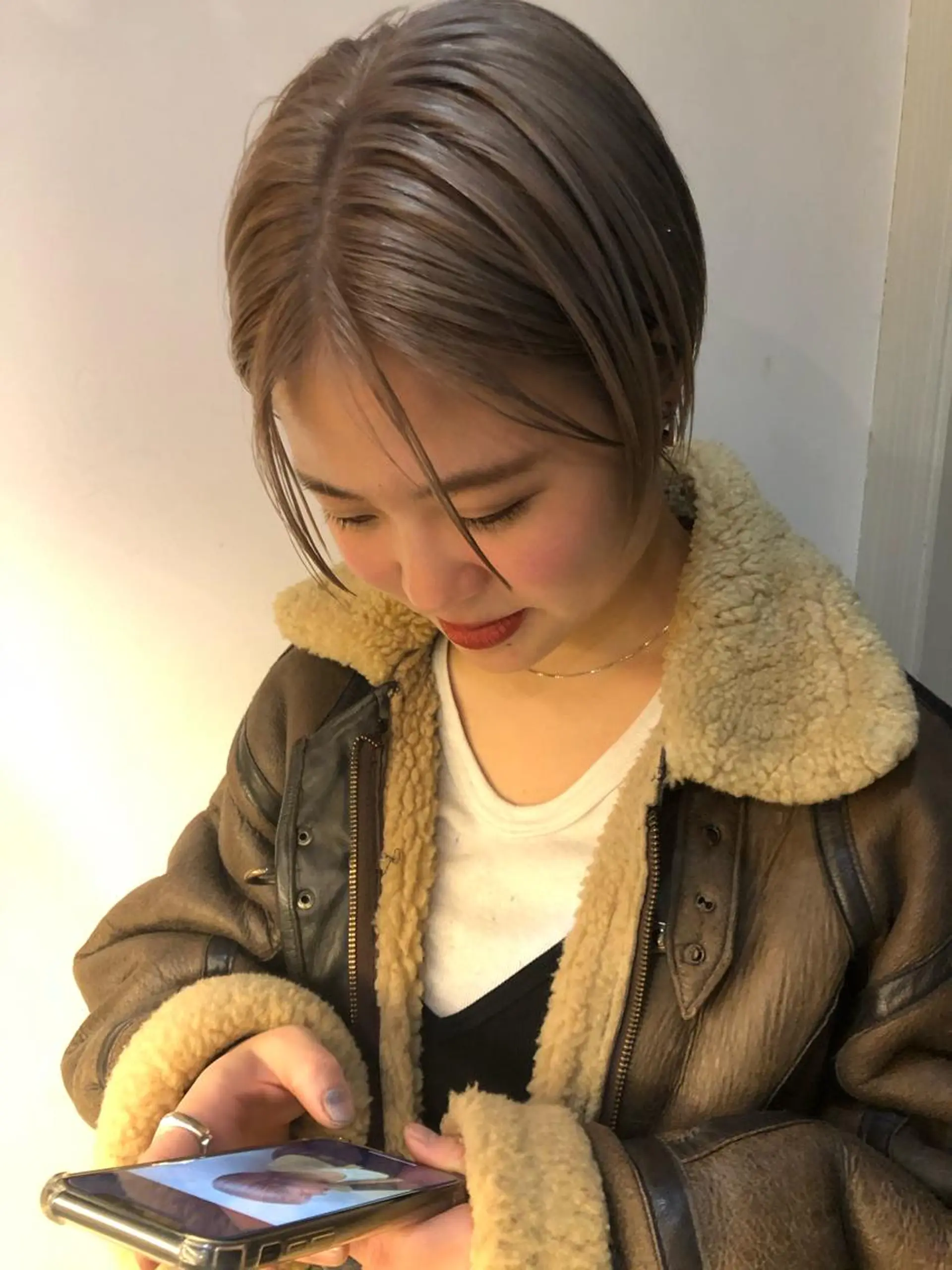 ショート カラー eri kinjoのヘアスタイル