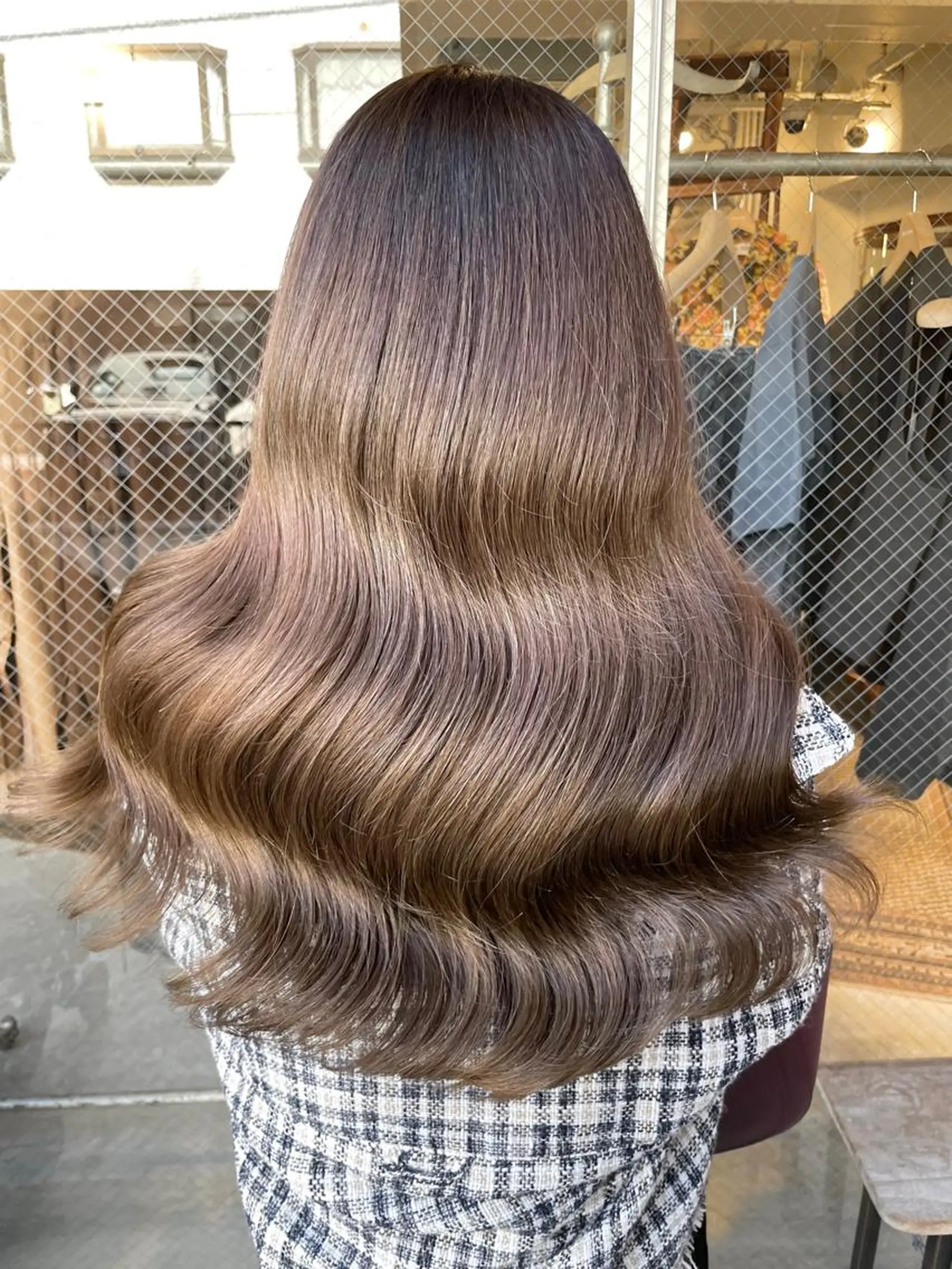 ロング カラー 寺山 佳貴のヘアスタイル