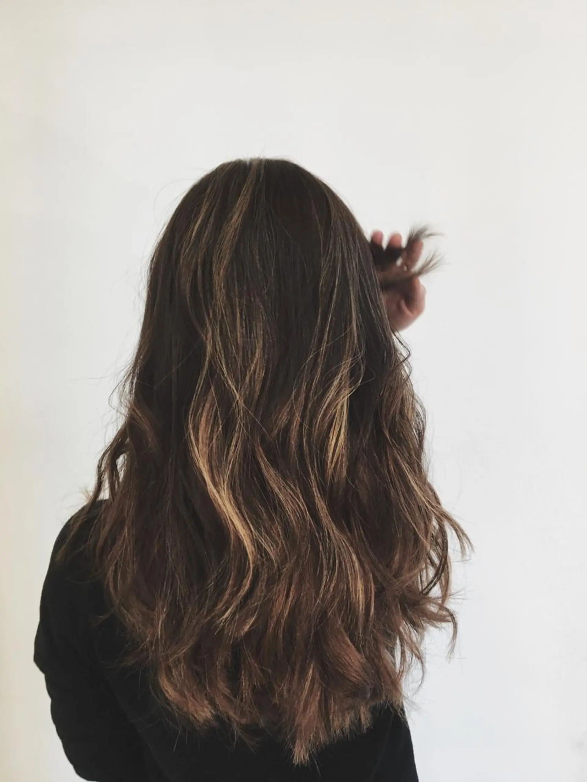 ロング カラー たなか ちあきのヘアスタイル