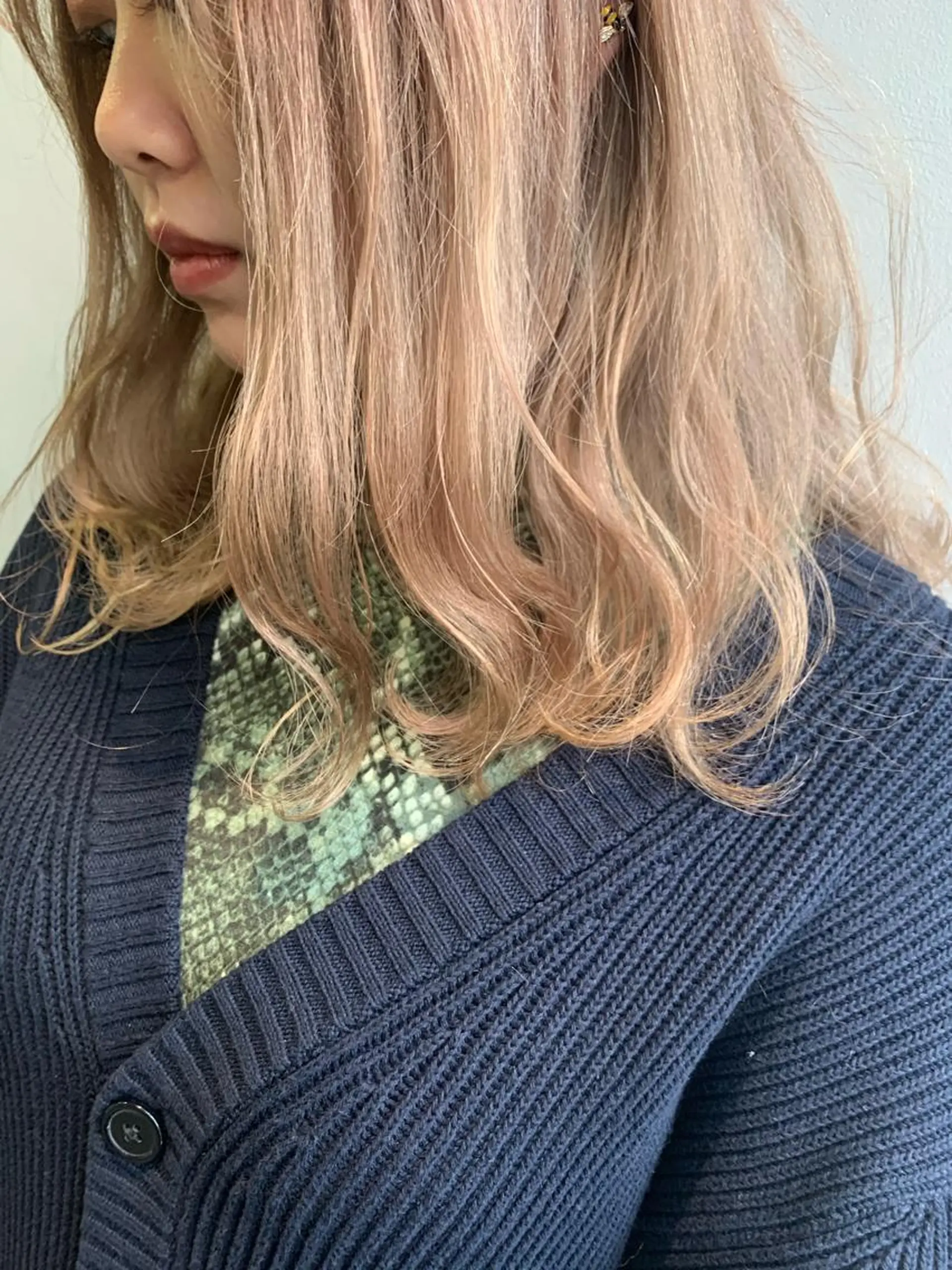 セミロング カラー ヘアカラー トリートメント ヘアセット 怪我のため6月末 復帰予定田中瑞希🍃のヘアスタイル