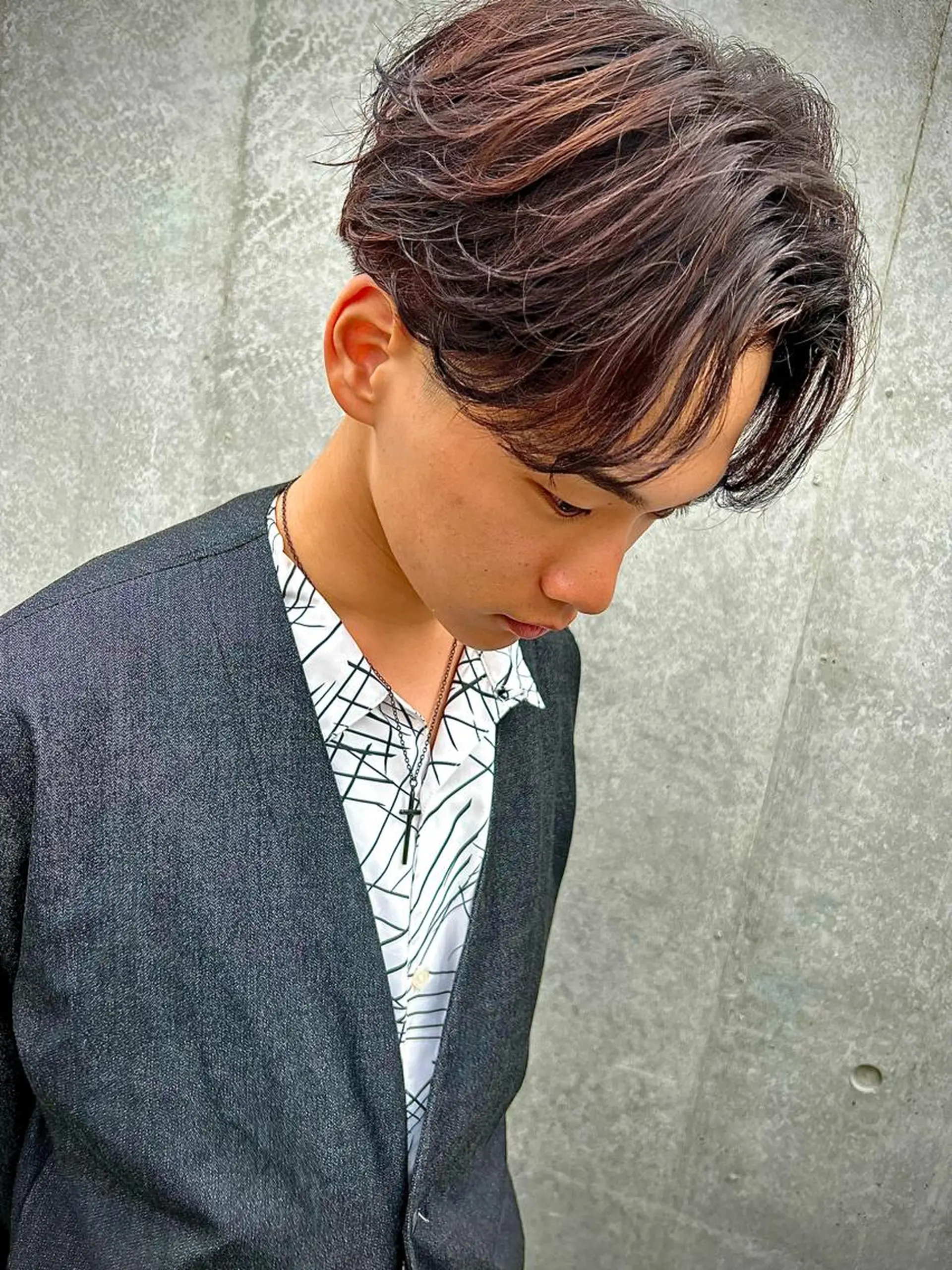 パーマ メンズ メンズパーマ ニュアンスパーマ カット パーマ TAIYO帯広/ メンズパーマ/波巻きのヘアスタイル