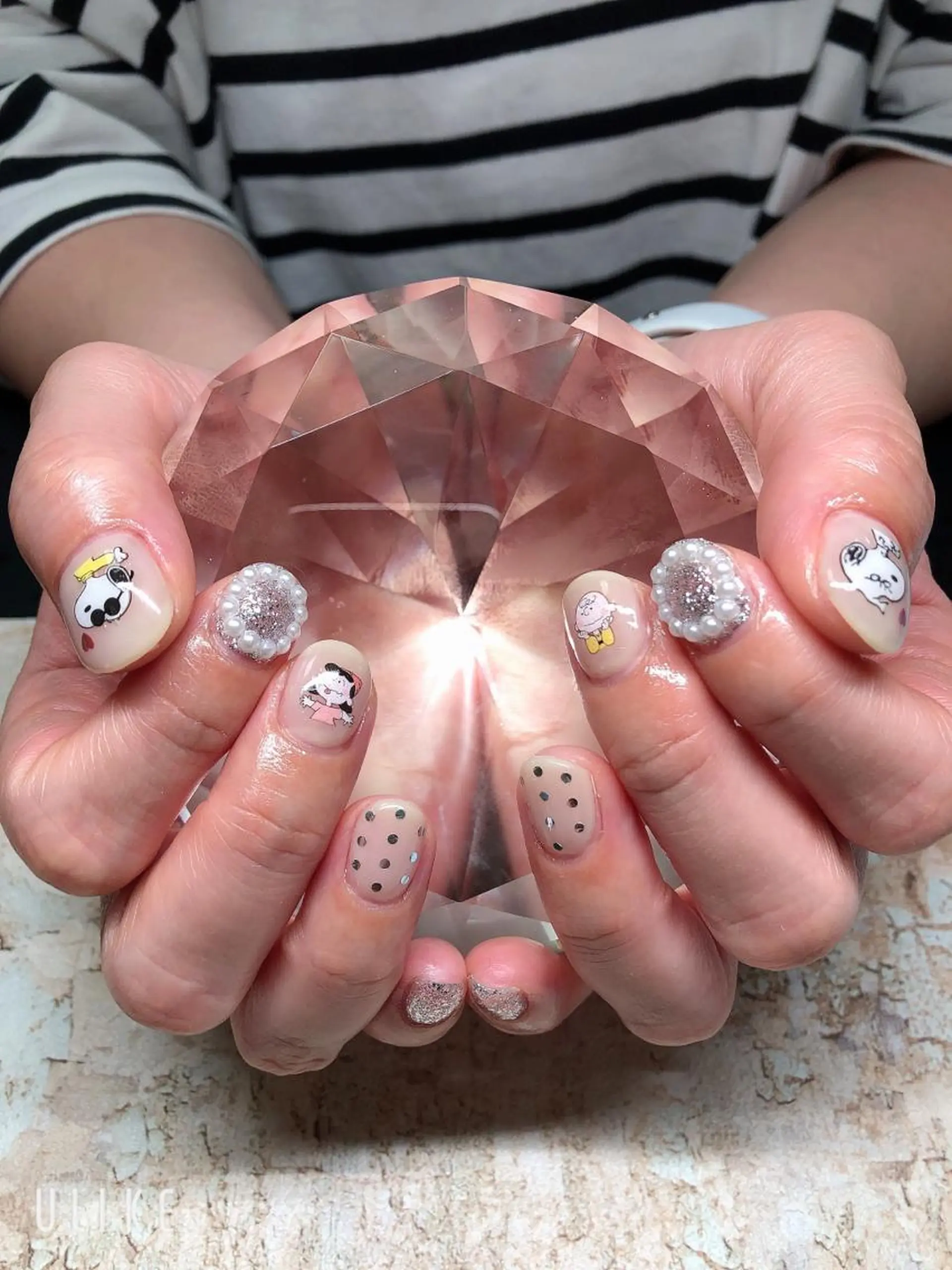 ネイル アートネイル フレンチネイル ジェルネイル グラデーション 韓国ネイル Nail room Bimano所属・Bimano seica♡+°のネイルデザイン