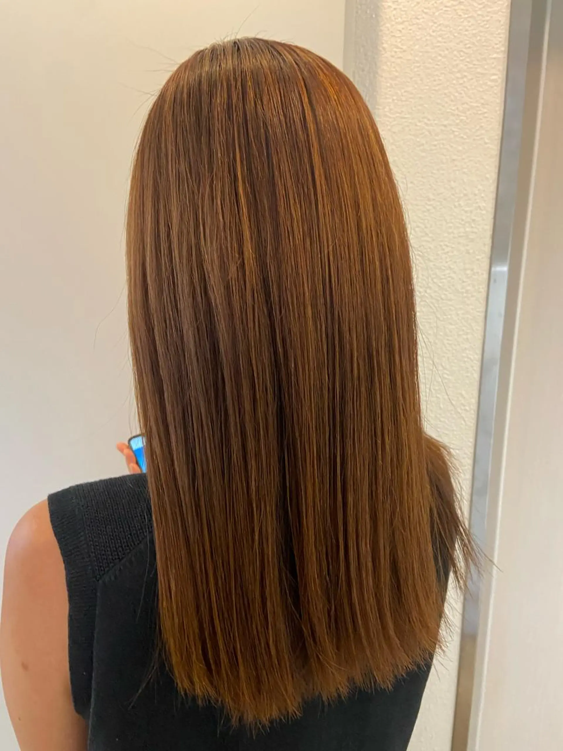 セミロング 縮毛矯正 縮毛矯正 トリートメント natsumi / N°ariaのヘアスタイル