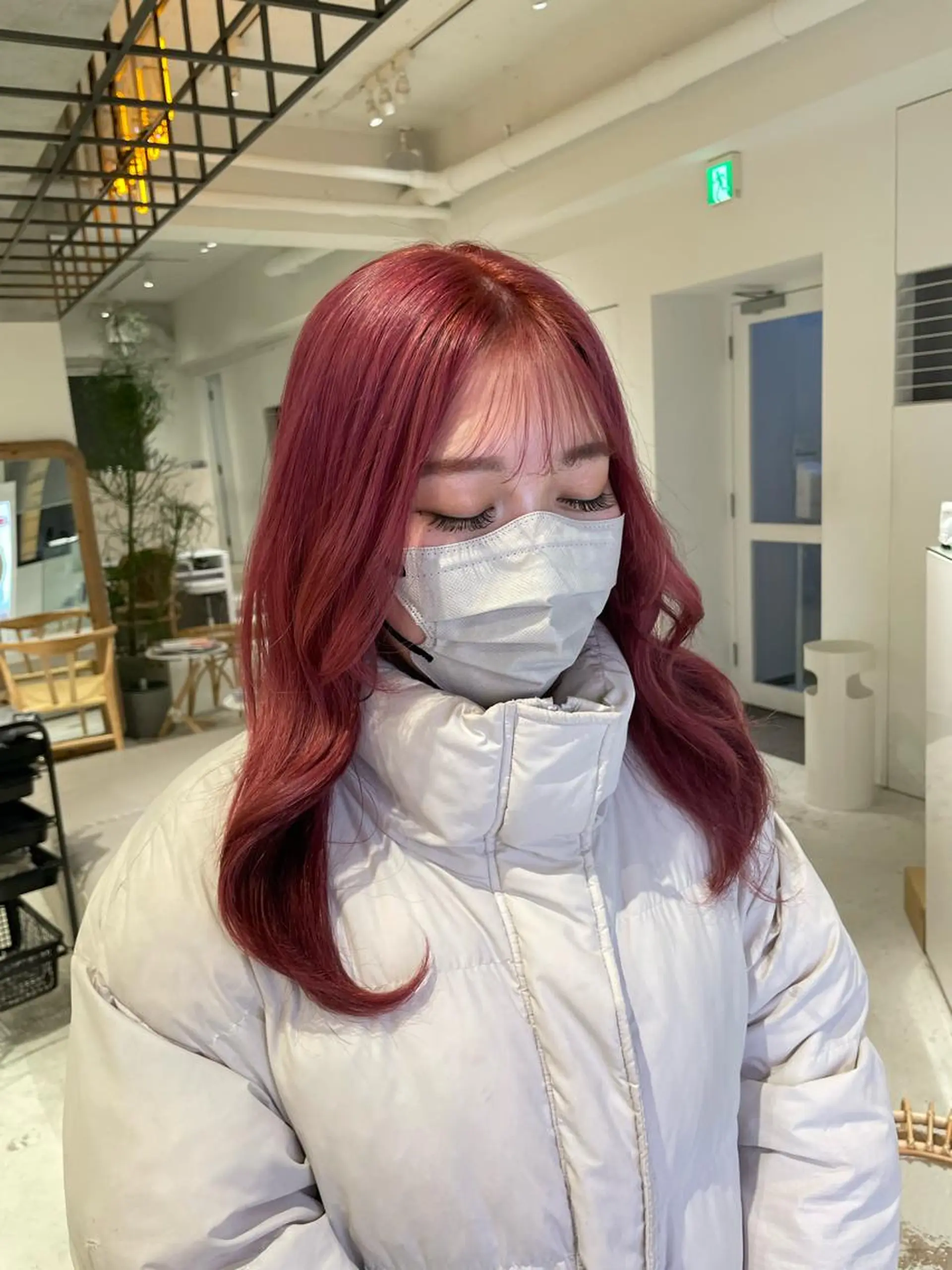 ミディアム カラー loely 💞miyuのヘアスタイル