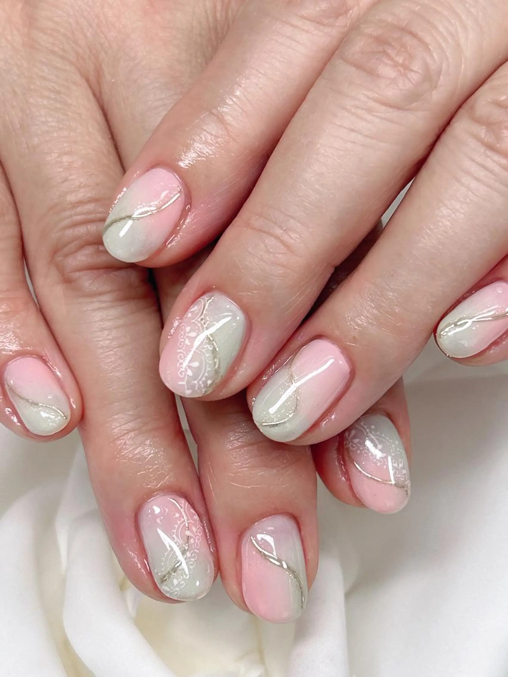 ミディアム フットネイル TAKAMATSU RINAのネイルデザイン