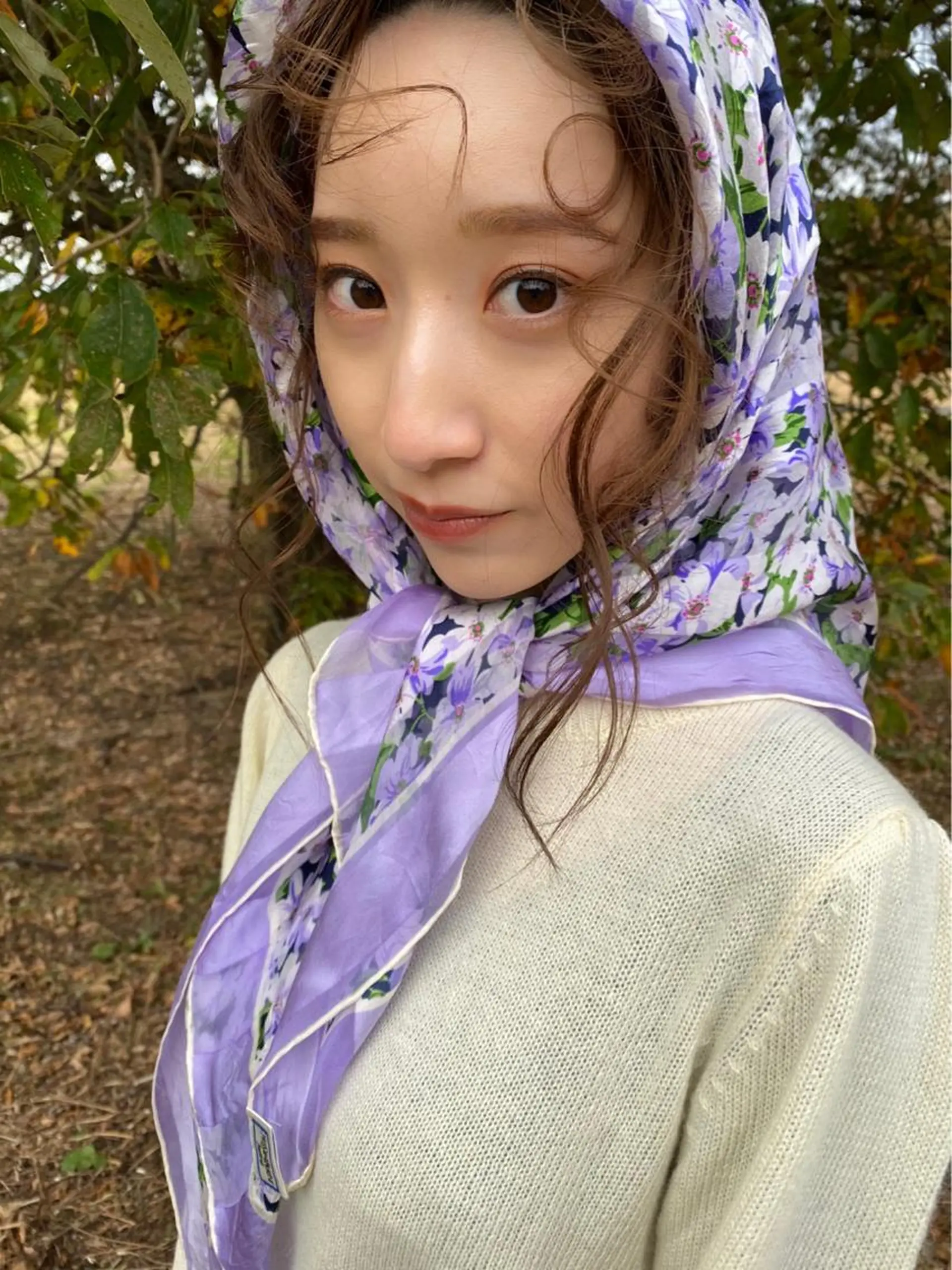 セミロング カラー パーマ ヘアアレンジ 寒河江 友花のヘアスタイル