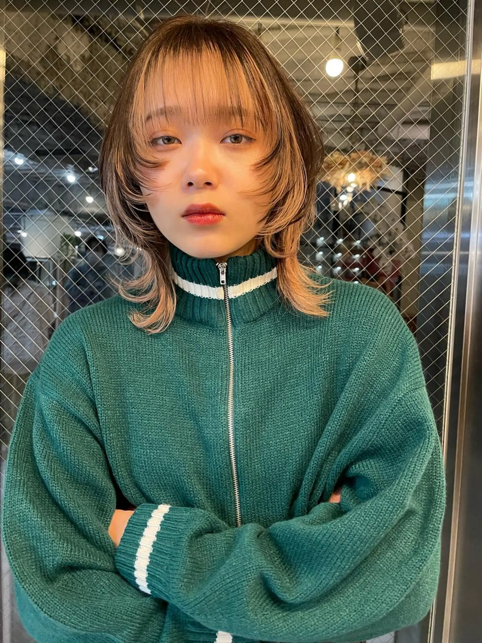 ショート カラー カット ヘアカラー トリートメント ウルフカット/ボブ りなのヘアスタイル