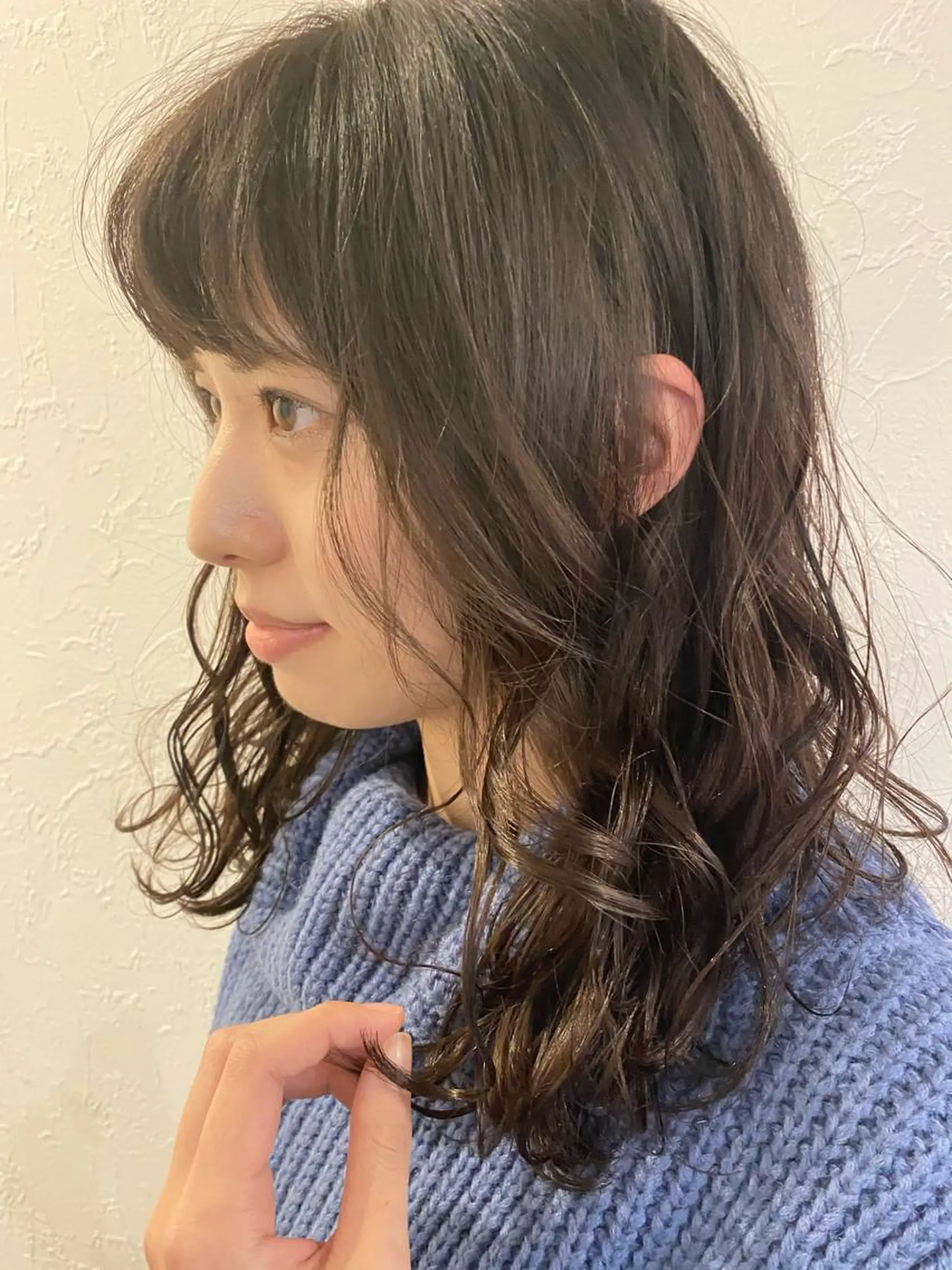 セミロング カラー m ā l o. マァロのヘアスタイル