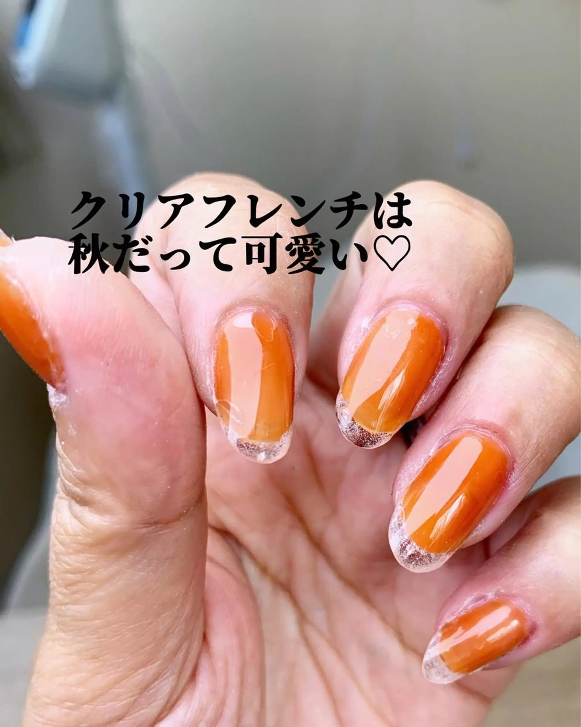 ネイル オーロラネイル クリアネイル フレンチネイル キラキラネイル 新山 聖のネイルデザイン