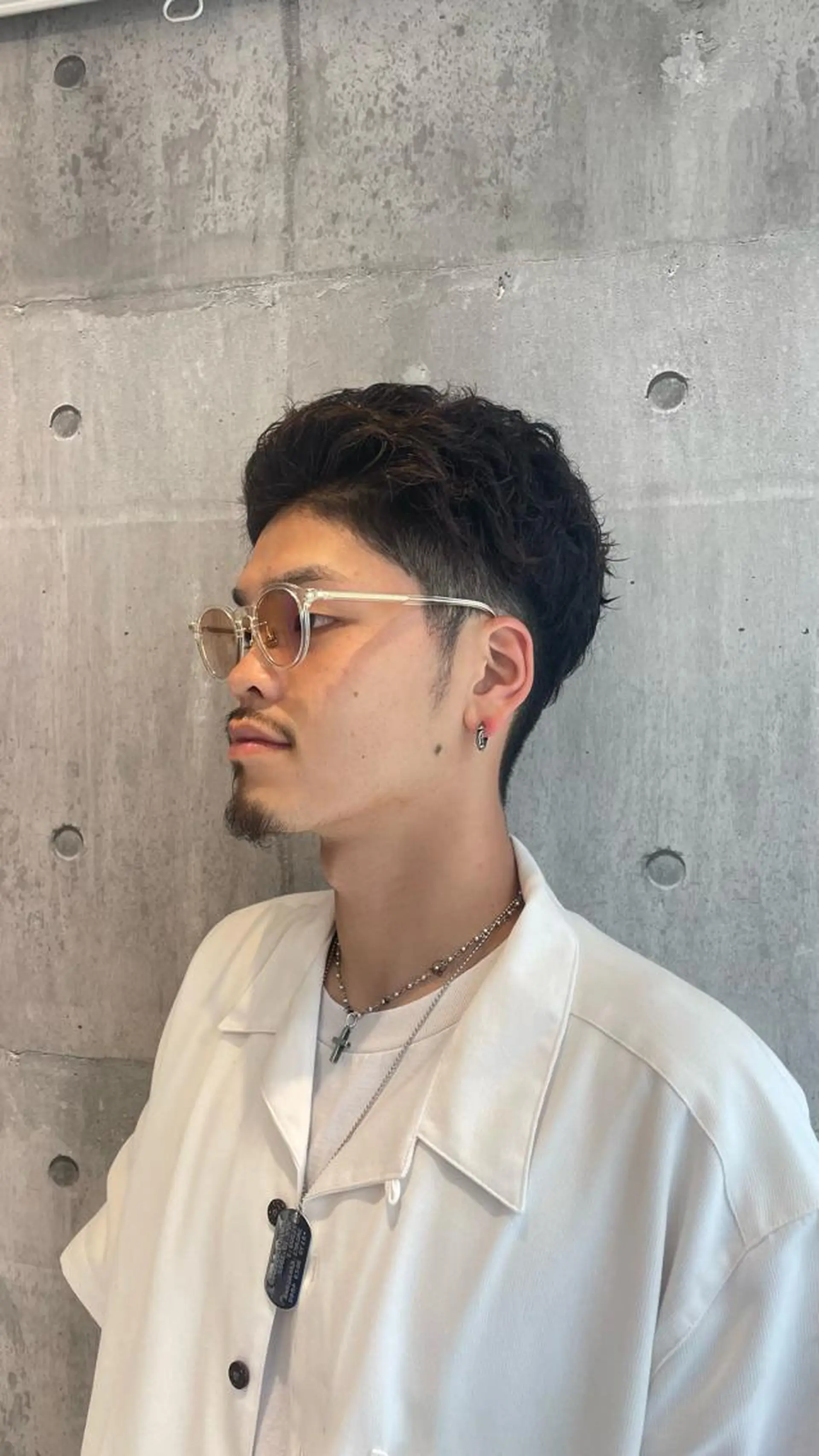 メンズ ハイトーンカラー✨️ 艶カラー特化Amiのヘアスタイル