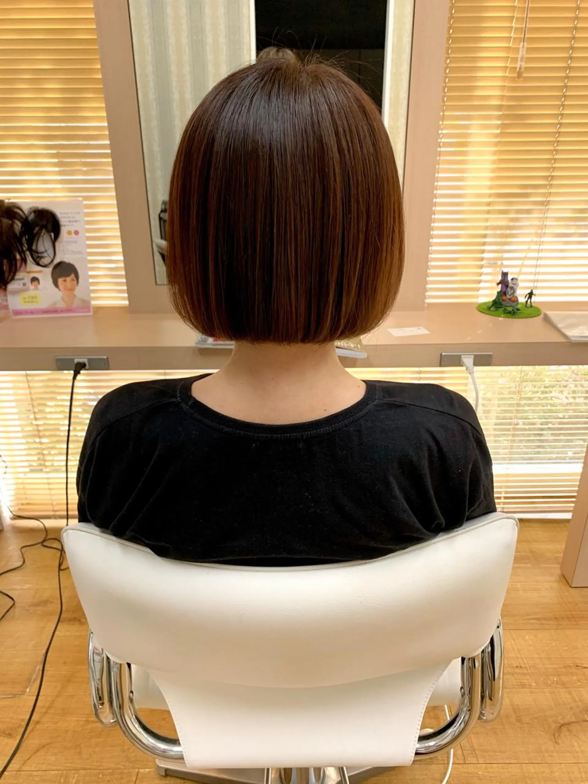 ショート 縮毛矯正 見原   一秀のヘアスタイル