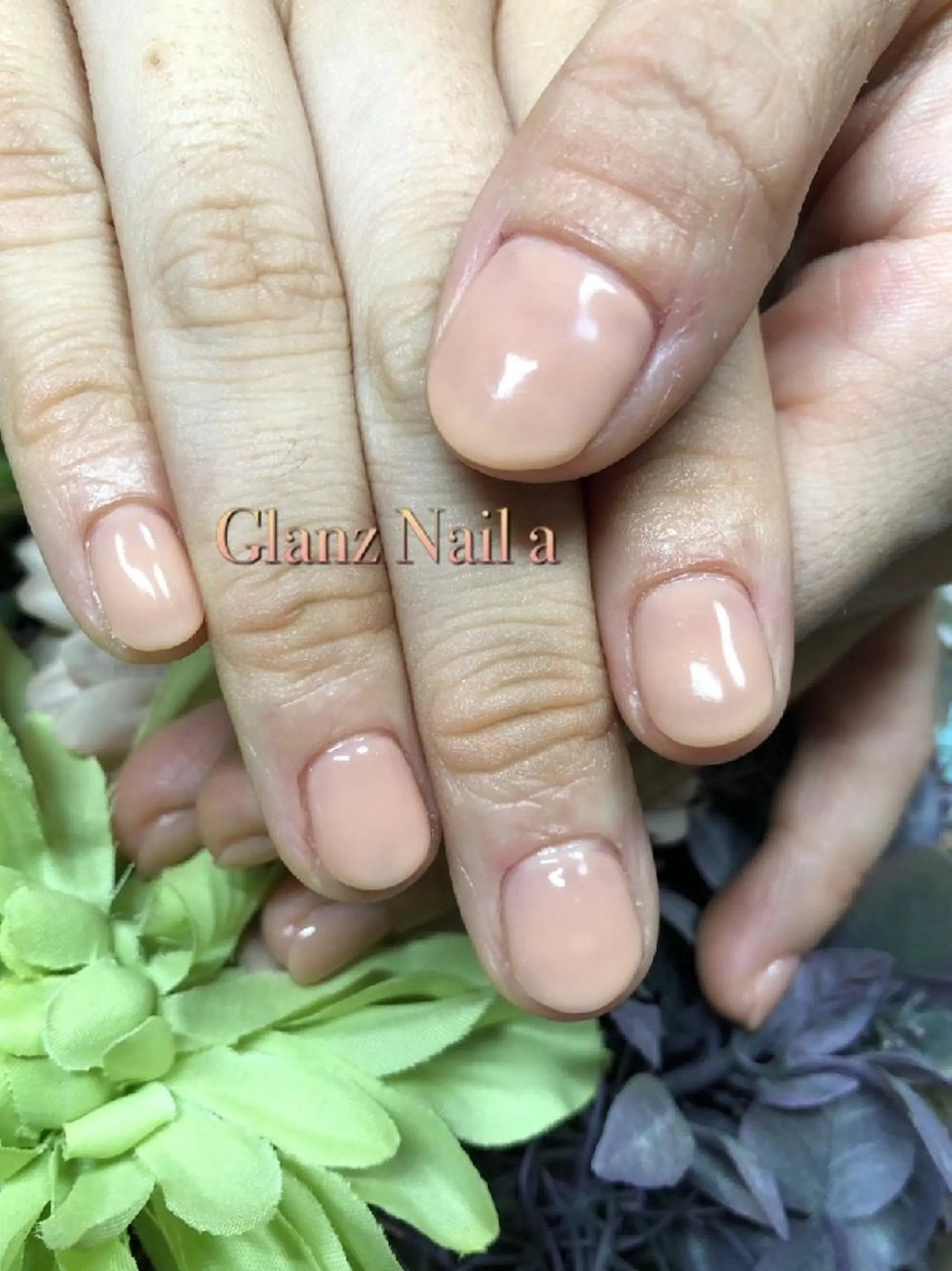 ネイル ワンカラーネイル Glanz  Nail aのネイルデザイン