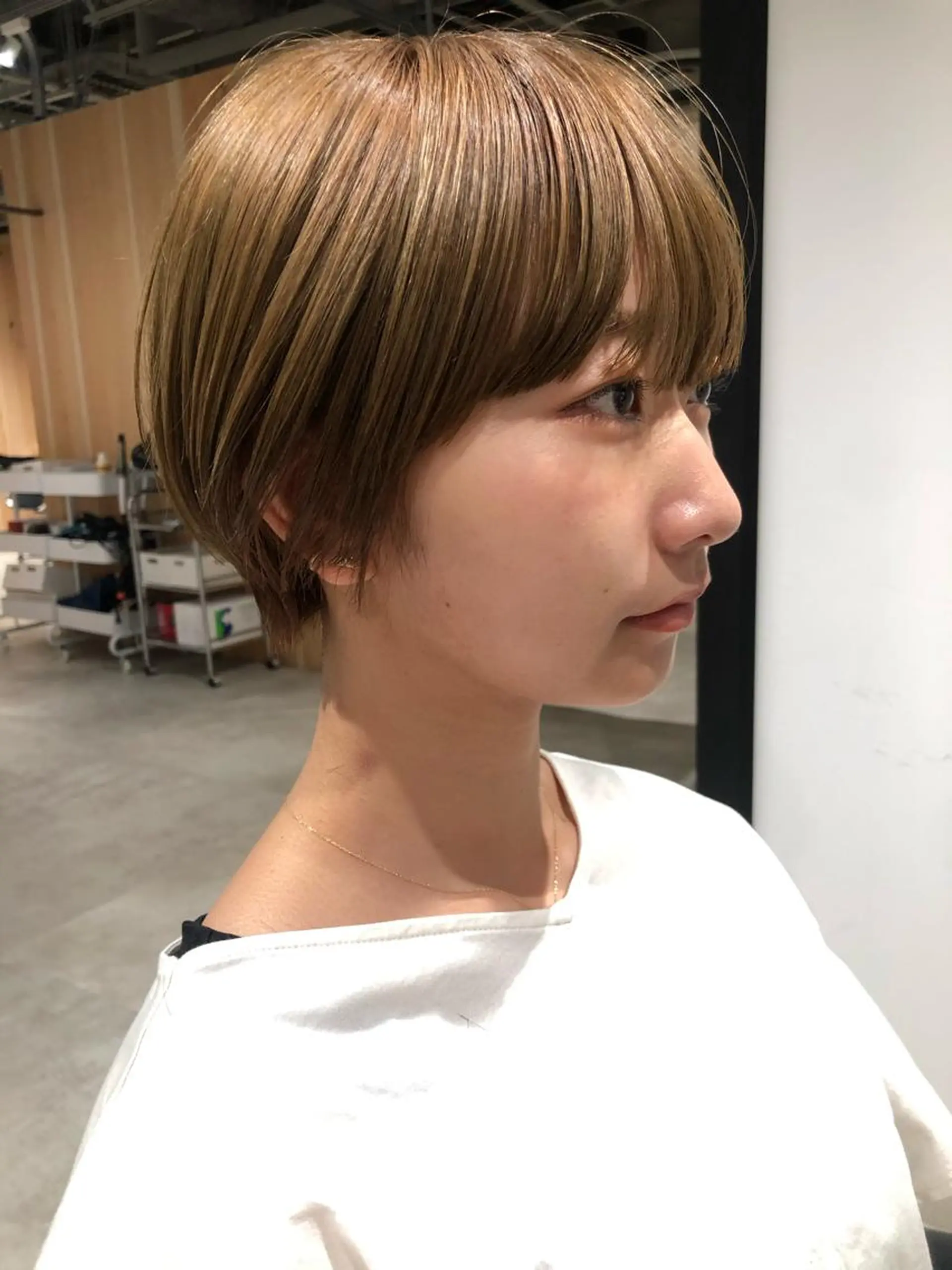 ショート カラー ベージュカラー ミルクティーベージュ ショートヘア カット ヘアカラー トリートメント ヘアセット センスをお届けします 大谷将生infpのヘアスタイル