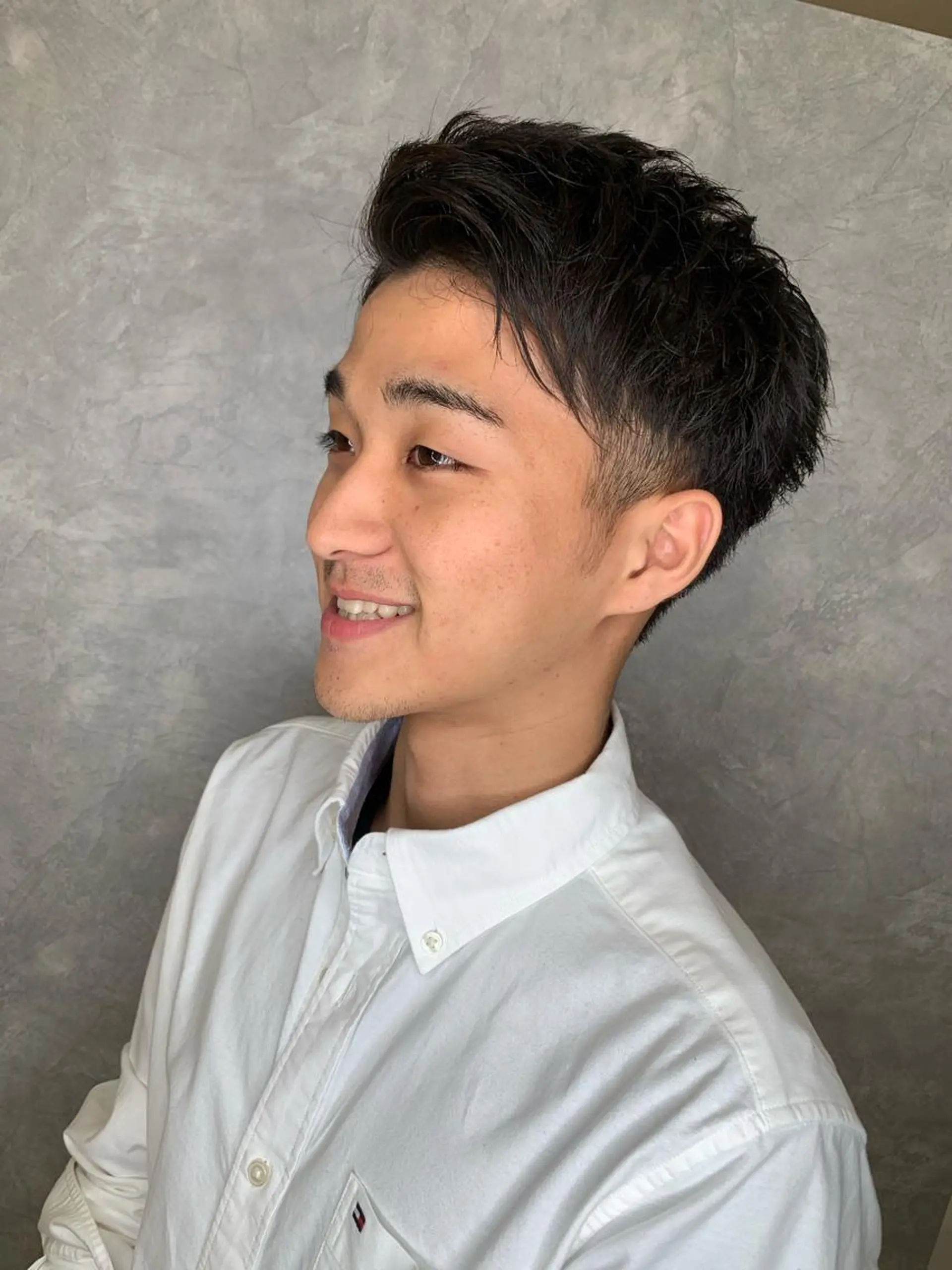 メンズ 吹田 駿 髪質改善縮毛矯正のヘアスタイル