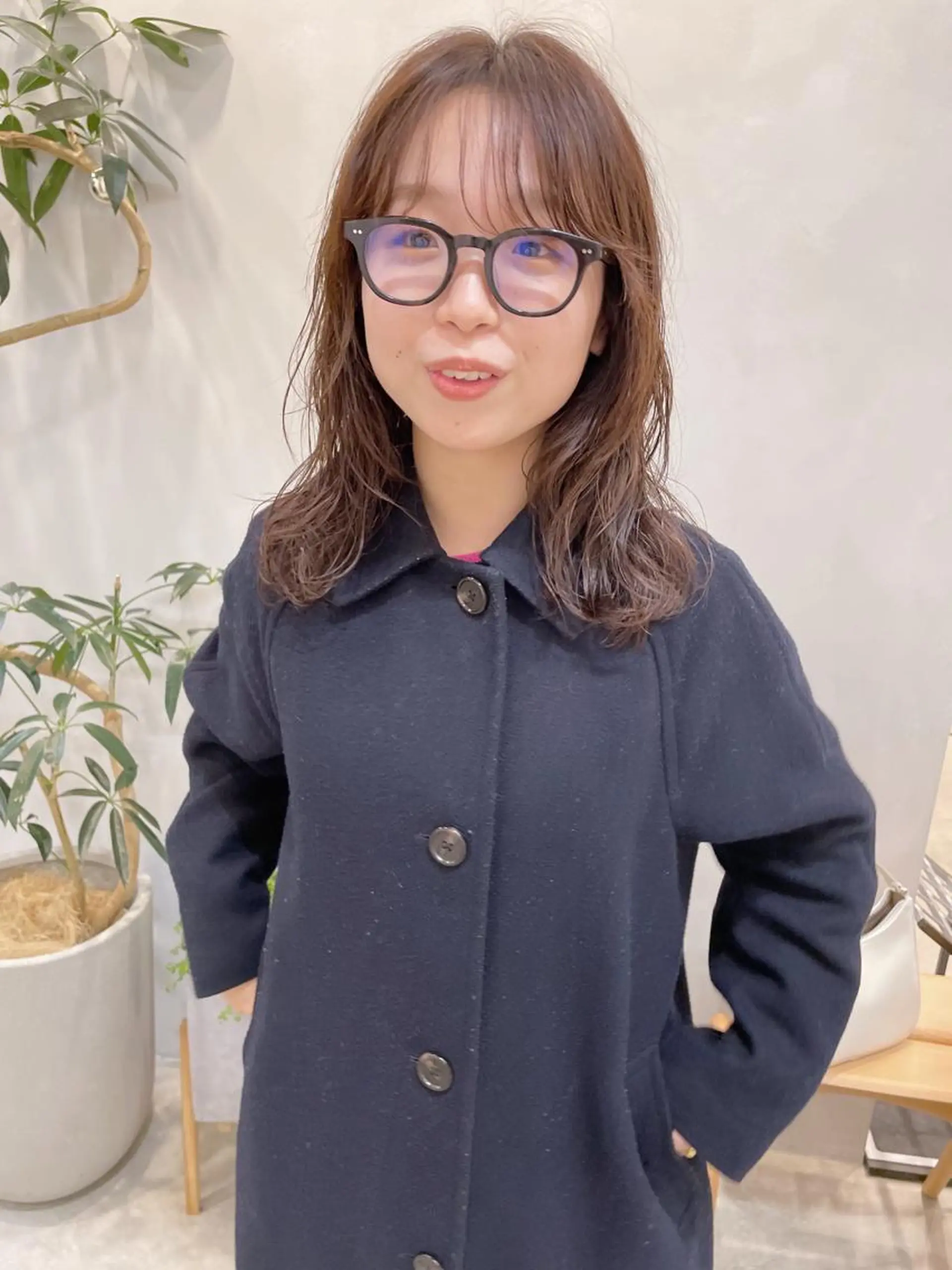 ロング パーマ 青木 優歩のヘアスタイル