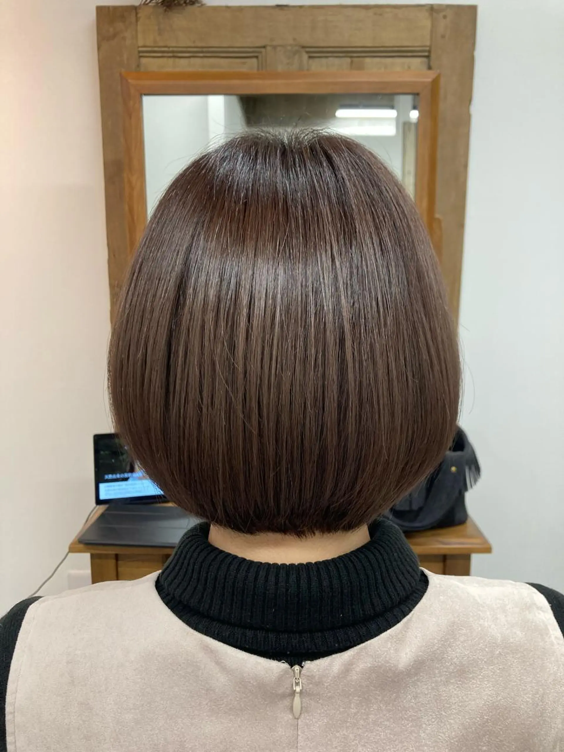 ショート カラー ブラウンカラー ダークブラウン トリートメント 蛭田 雅之のヘアスタイル