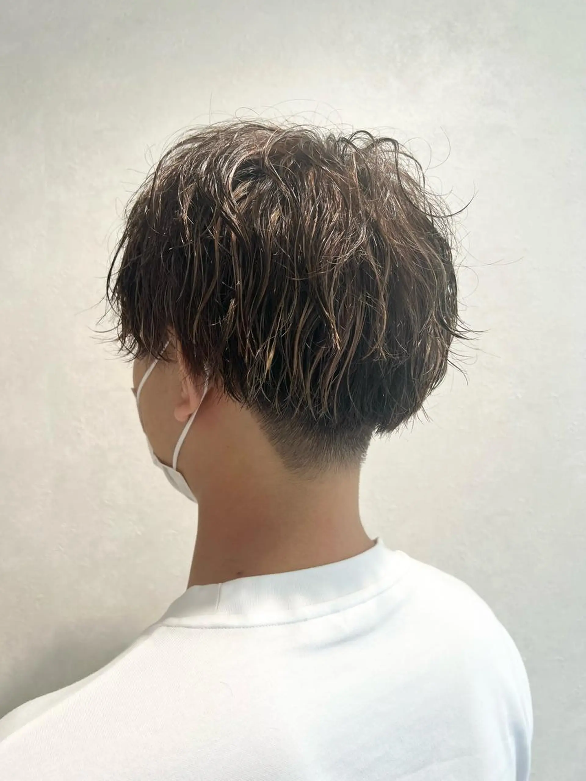 カラー パーマ メンズ フェードカット メンズパーマ スキンフェード 波巻きパーマ スパイラルパーマ 瀬野凌介/メンズ カット/パーマのヘアスタイル