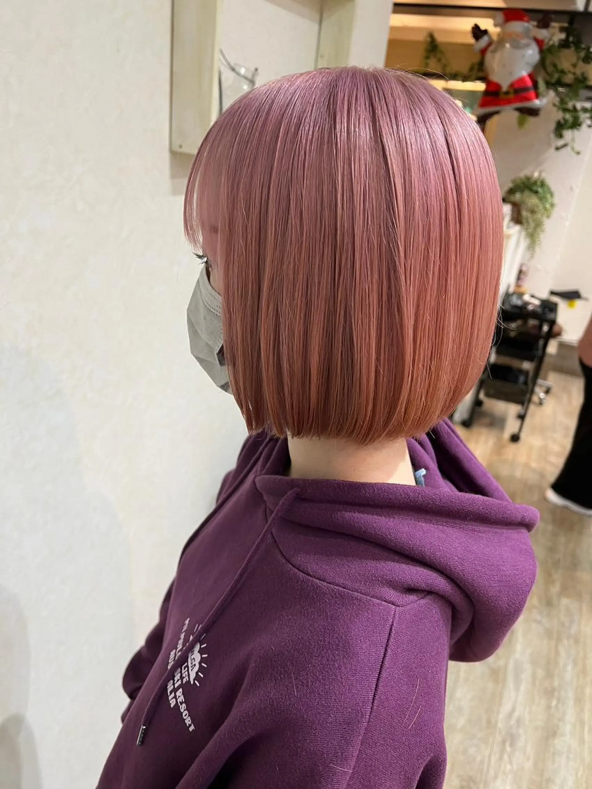 セミロング パーマ カラー セミロングパーマ バレイヤージュ ブリーチ ケアブリーチ デザインカラー カット ヘアカラー トリートメント 初めでも安心🌟 newi町田✂のヘアスタイル