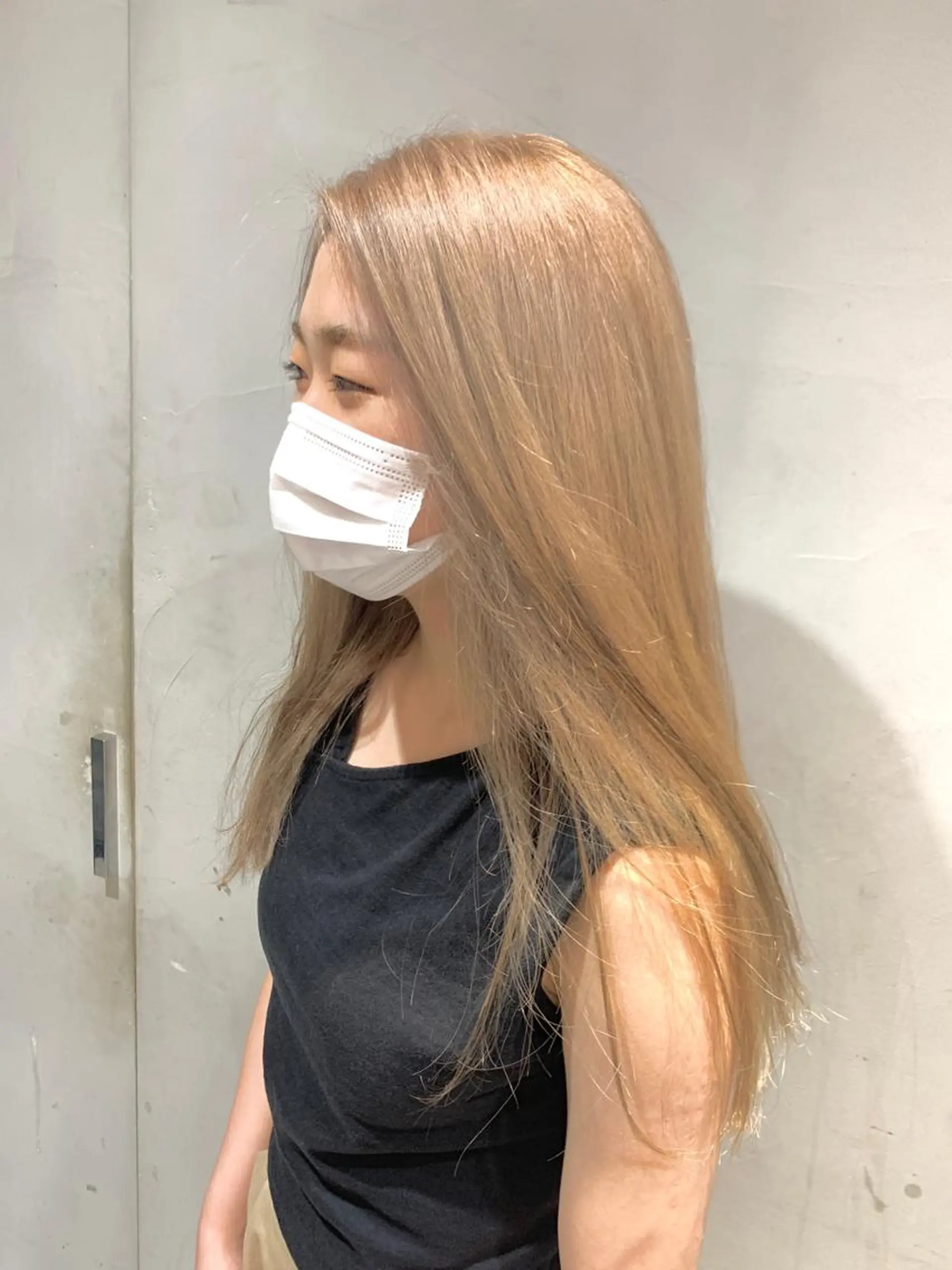 ロング カラー ブリーチ ブロンド ヘアカラー トリートメント ヘッドスパ 🎀艶モテカラー🎀 彩季のヘアスタイル