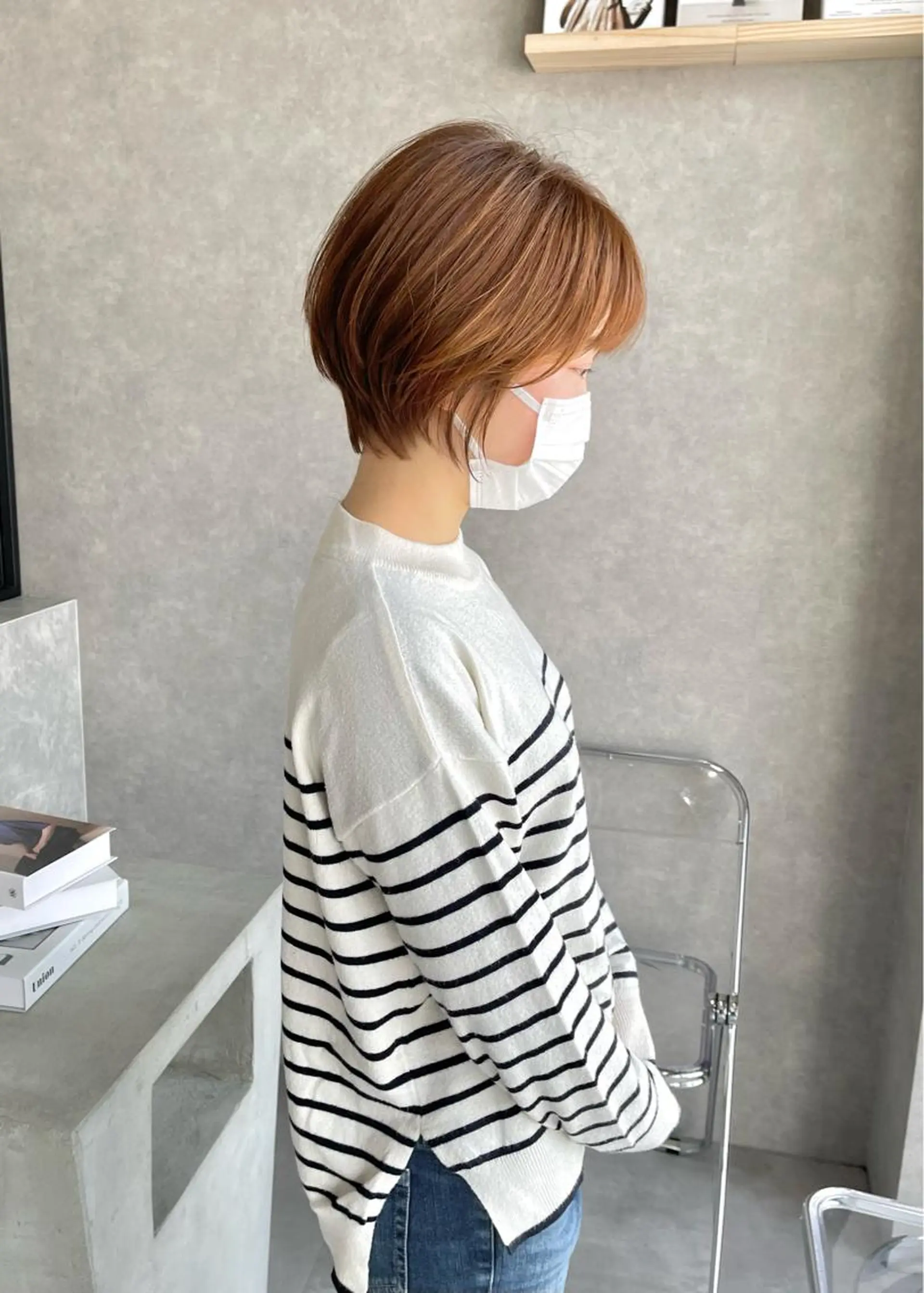 ショート カラー カット ヘアカラー トリートメント 一ノ瀬 暁のヘアスタイル